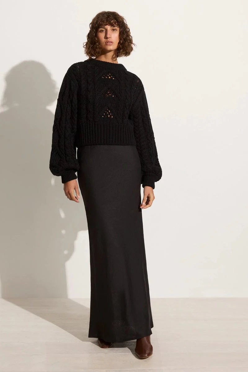 Alanna Knit Jumper Black - Final Sale - Image 3