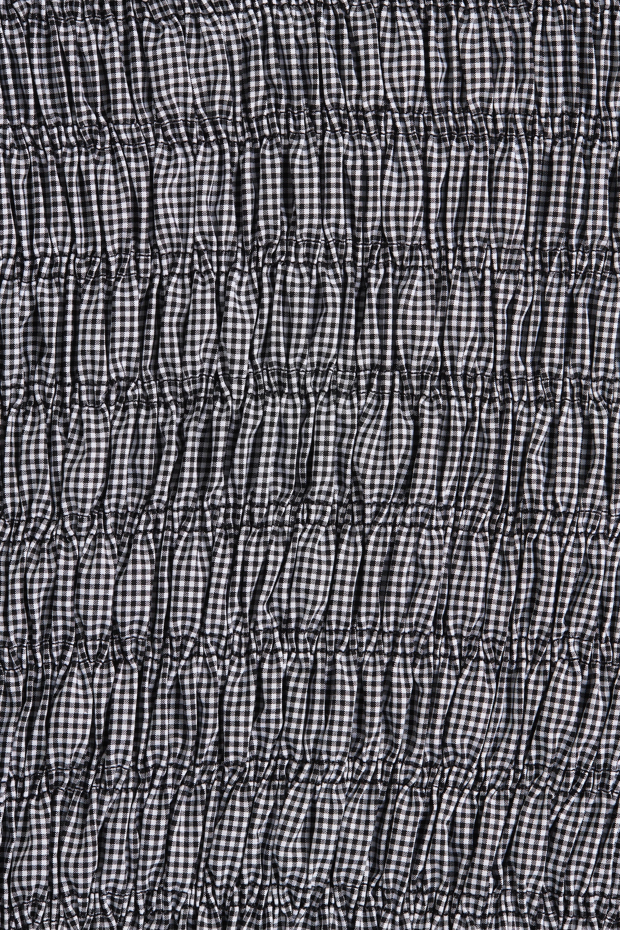 Amelie Midi Dress Gingham Black - Final Sale - Image 8