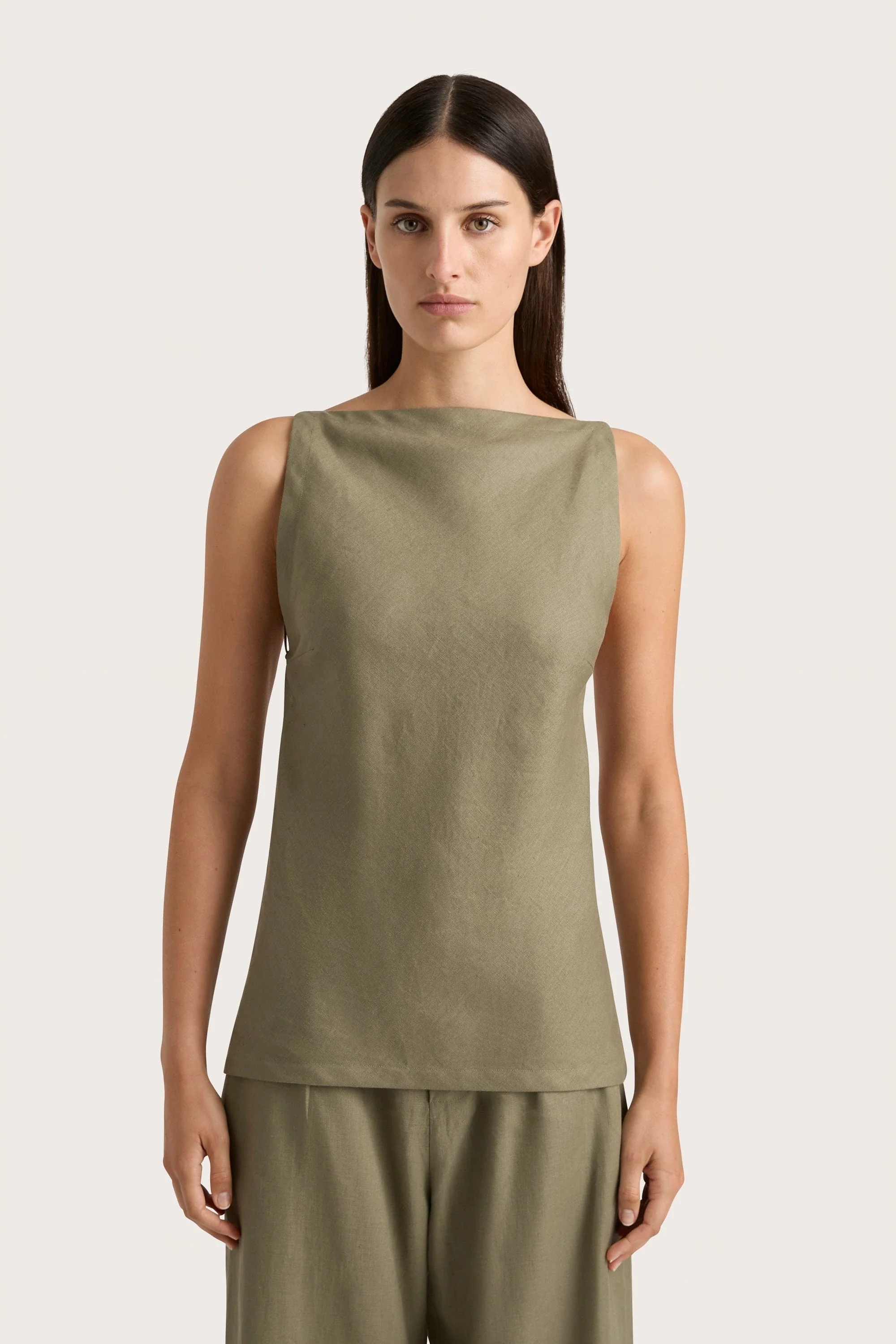Antibes Top Khaki - Final Sale - Image 4
