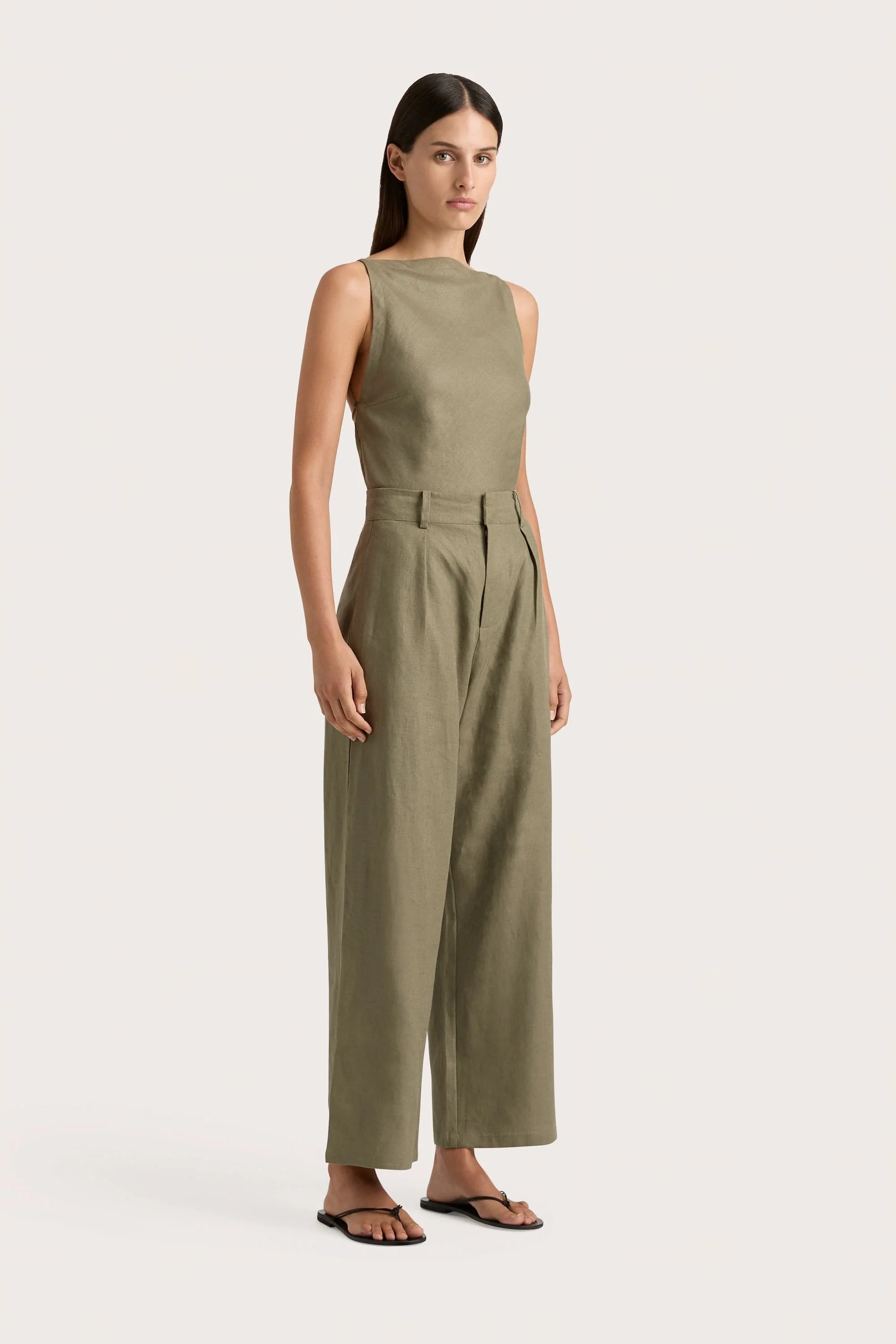 Antibes Top Khaki - Final Sale - Image 5