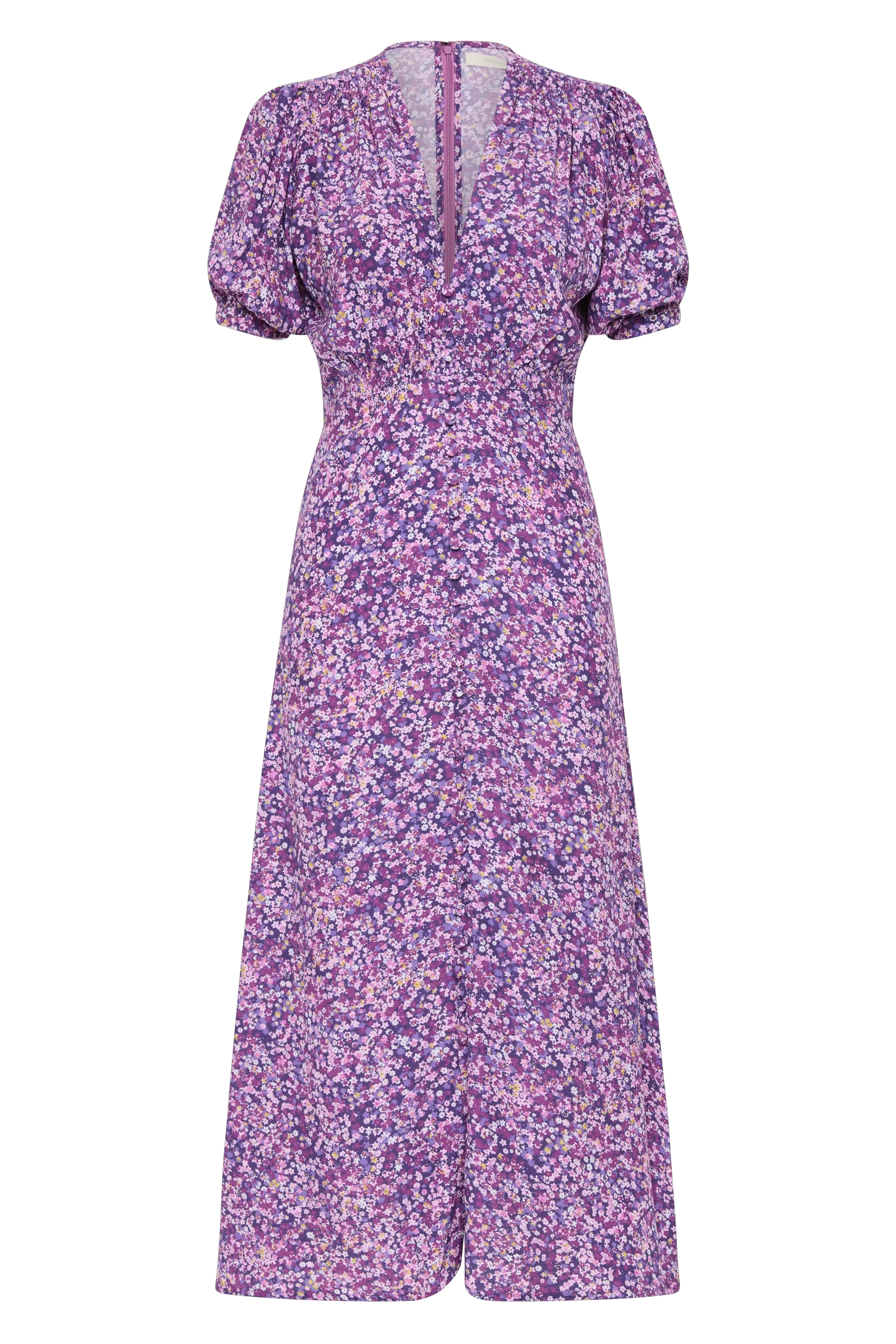 Bellavista Midi Dress Meander Micro Purple - Final Sale - Image 6