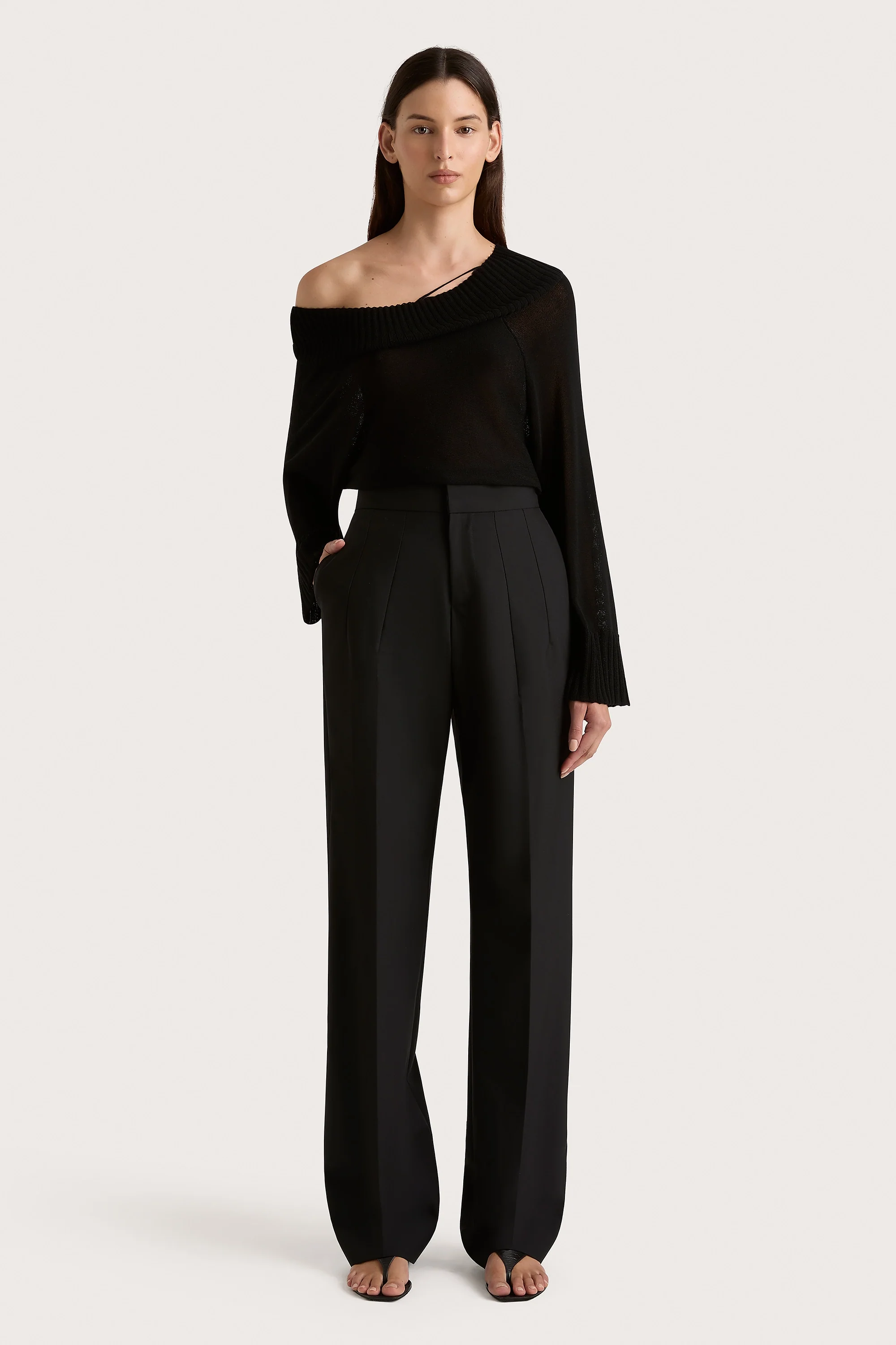 Cecilie Knit Top Black - Final Sale - Image 3
