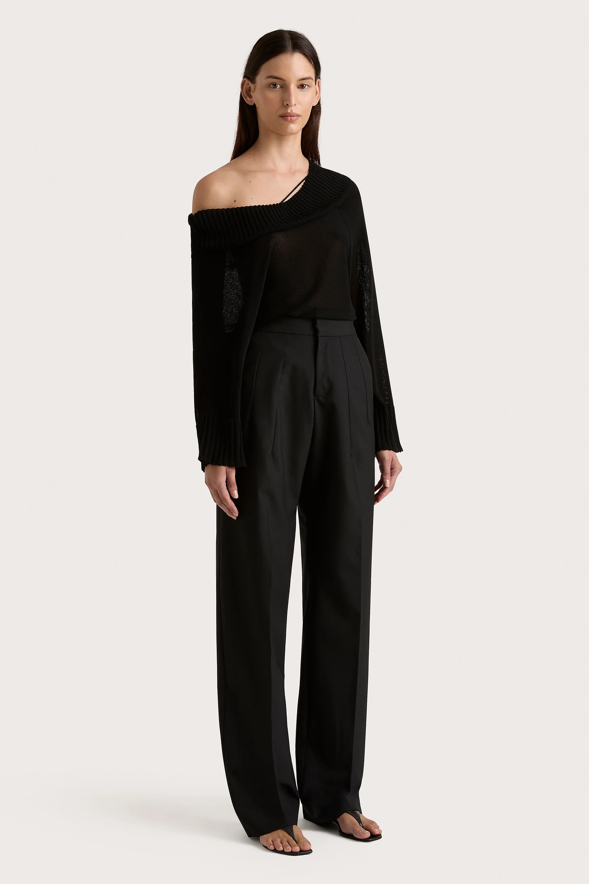 Cecilie Knit Top Black - Final Sale - Image 4