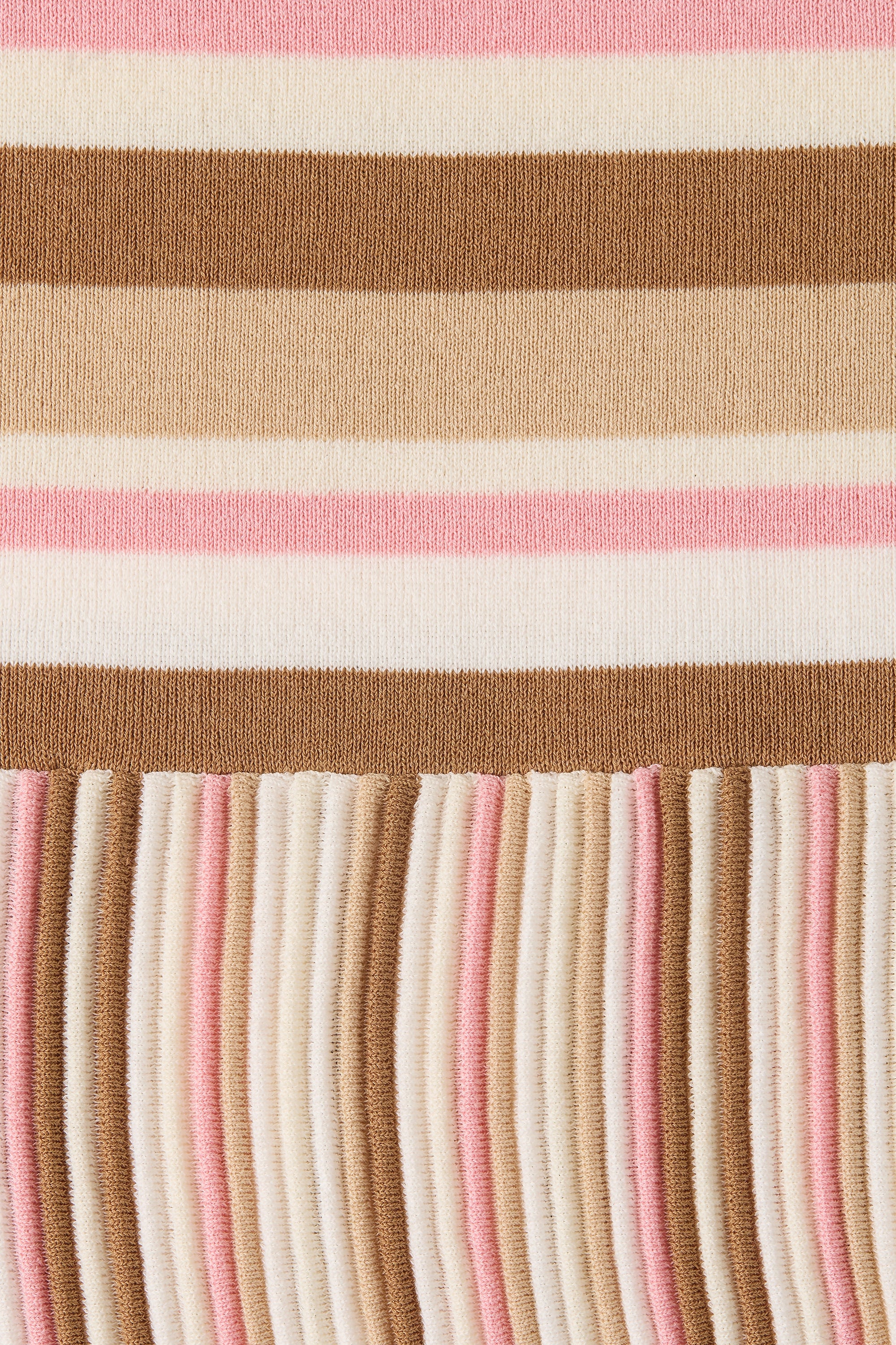 Citara Strapless Top Puce Sepia Stripe - Final Sale - Image 5