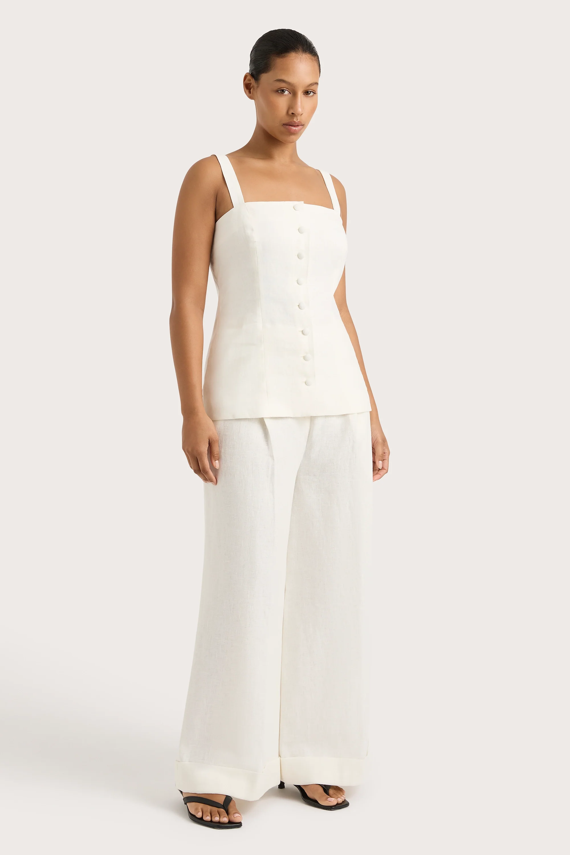 Corbiere Vest White - Final Sale - Image 10