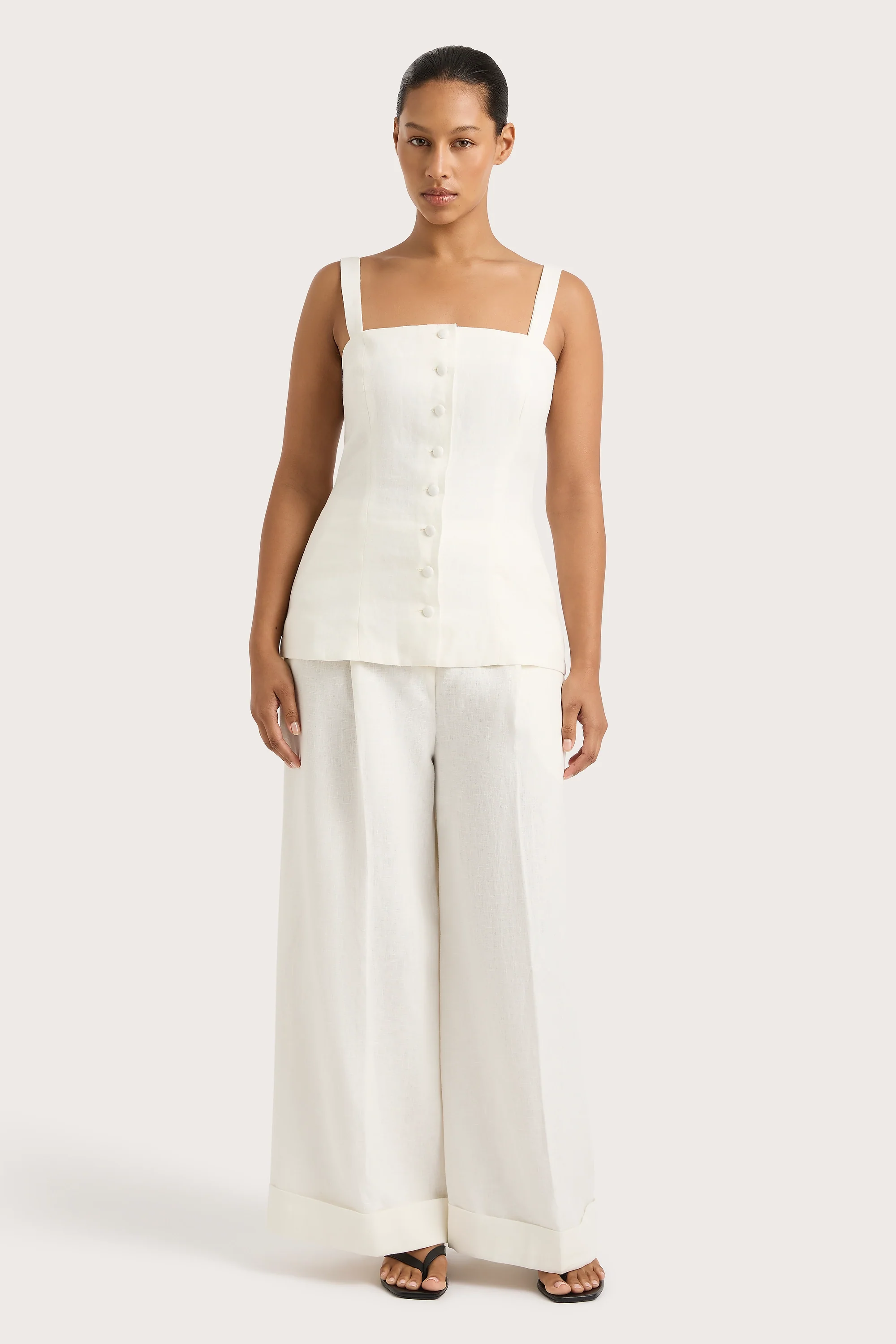Corbiere Vest White - Final Sale - Image 7
