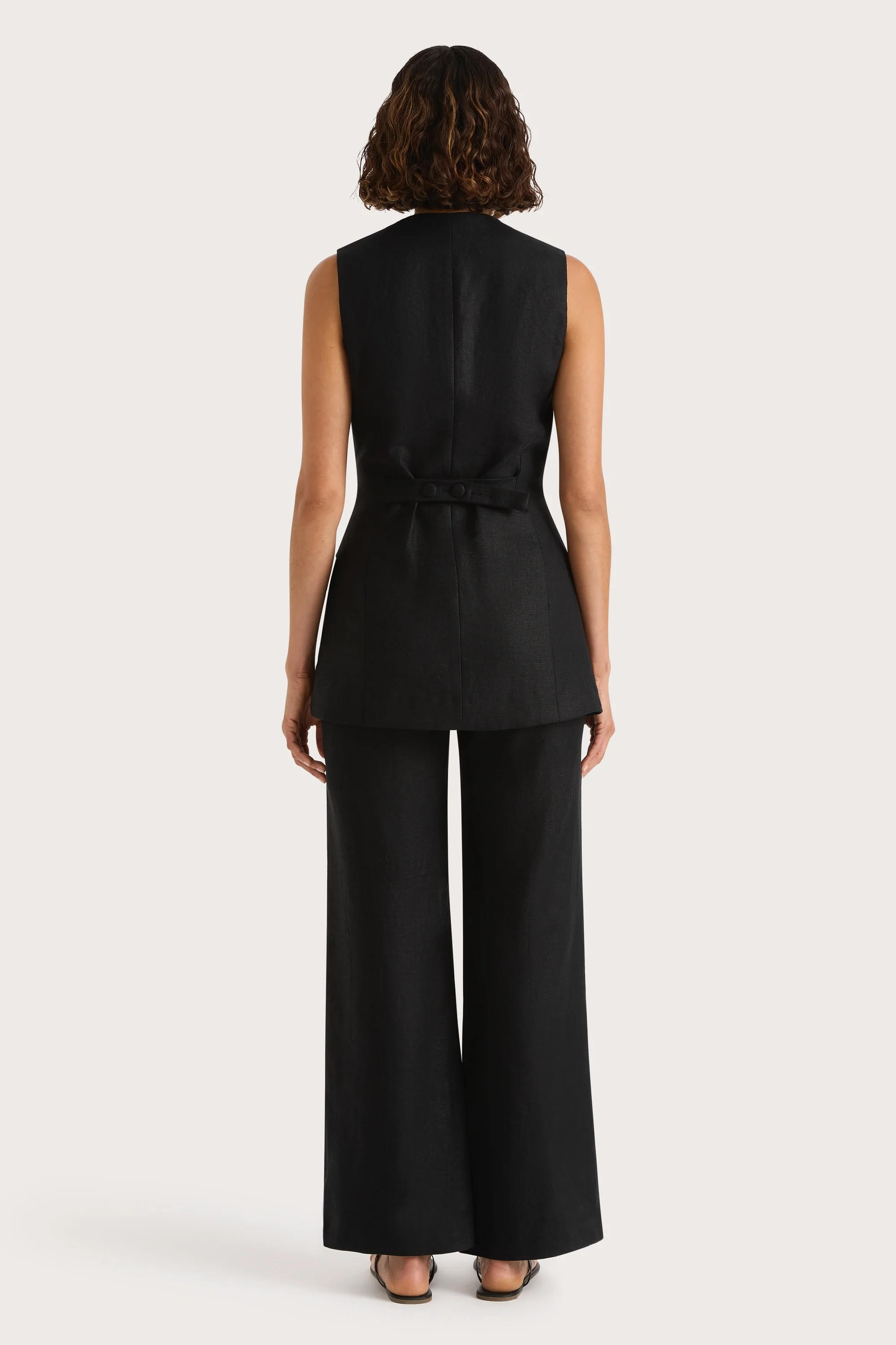 Eloise Vest Black - Final Sale - Image 5