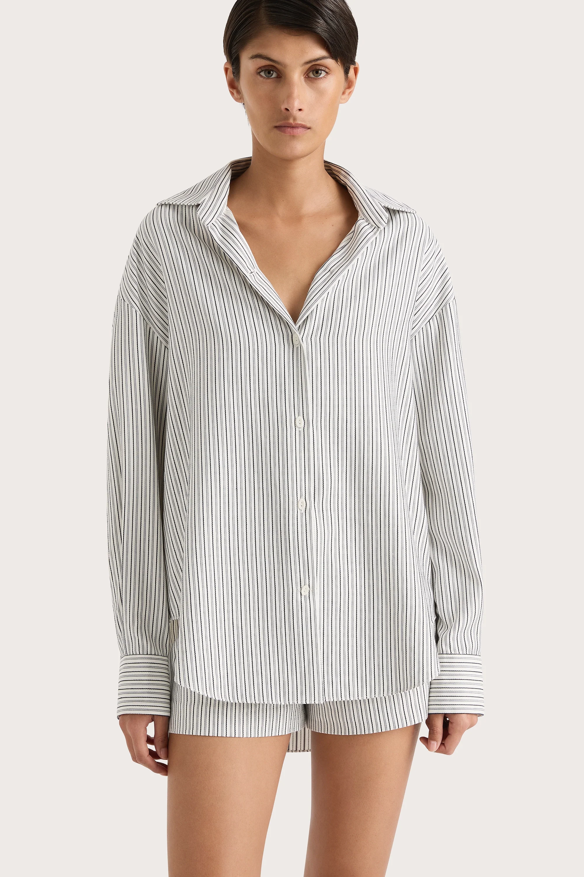 En Vau Shirt Navy Stripe - Final Sale - Image 14