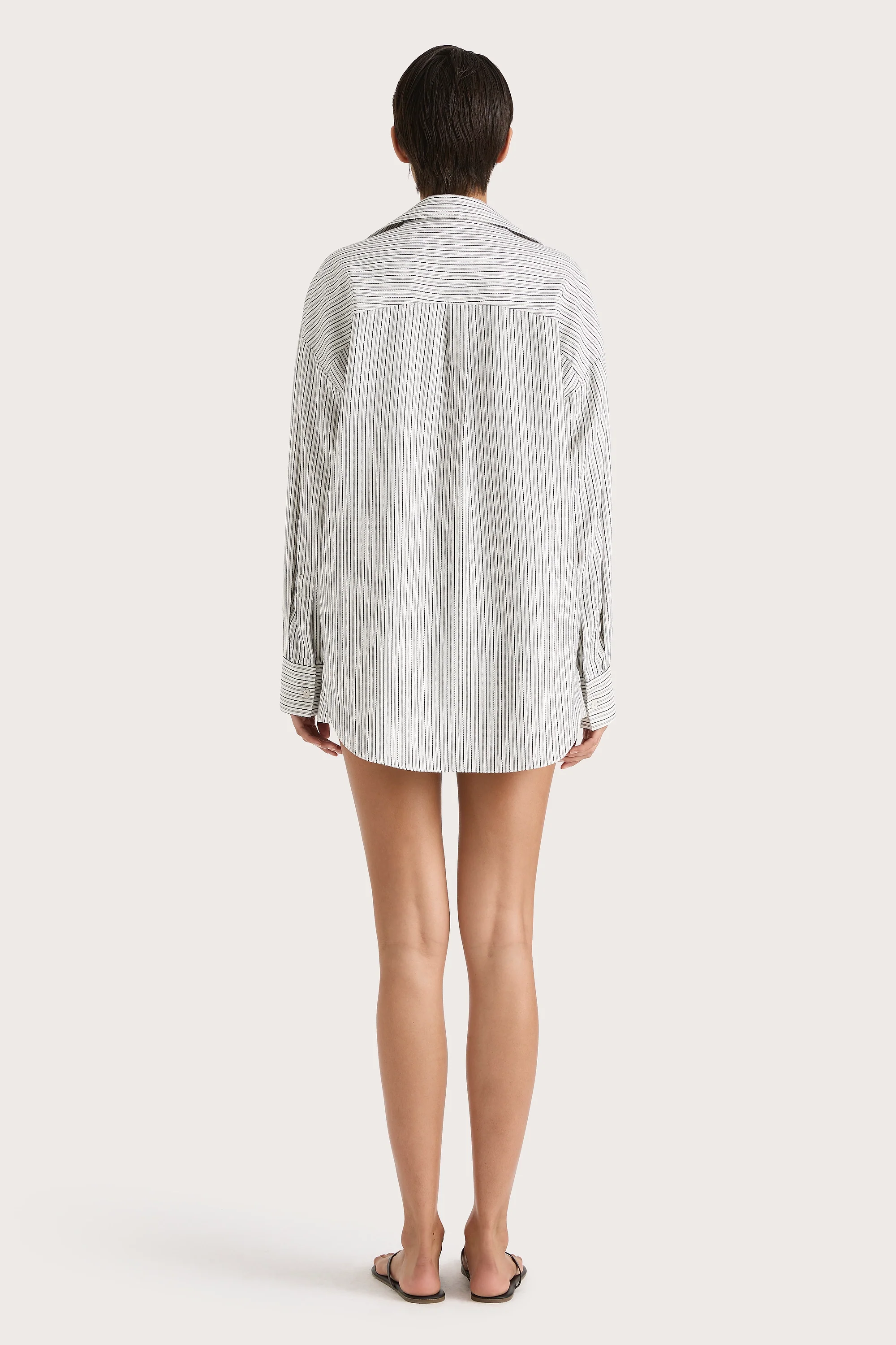 En Vau Shirt Navy Stripe - Final Sale - Image 16