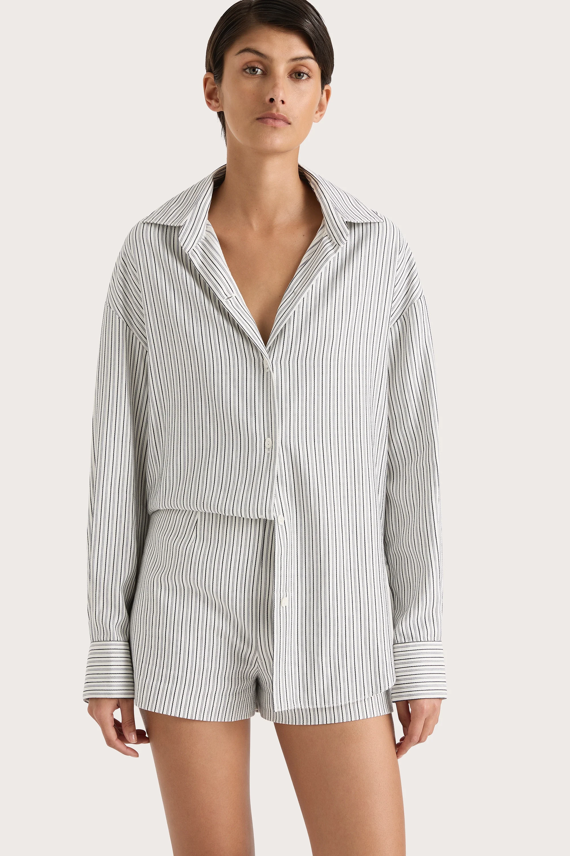 En Vau Shirt Navy Stripe - Final Sale - Image 4