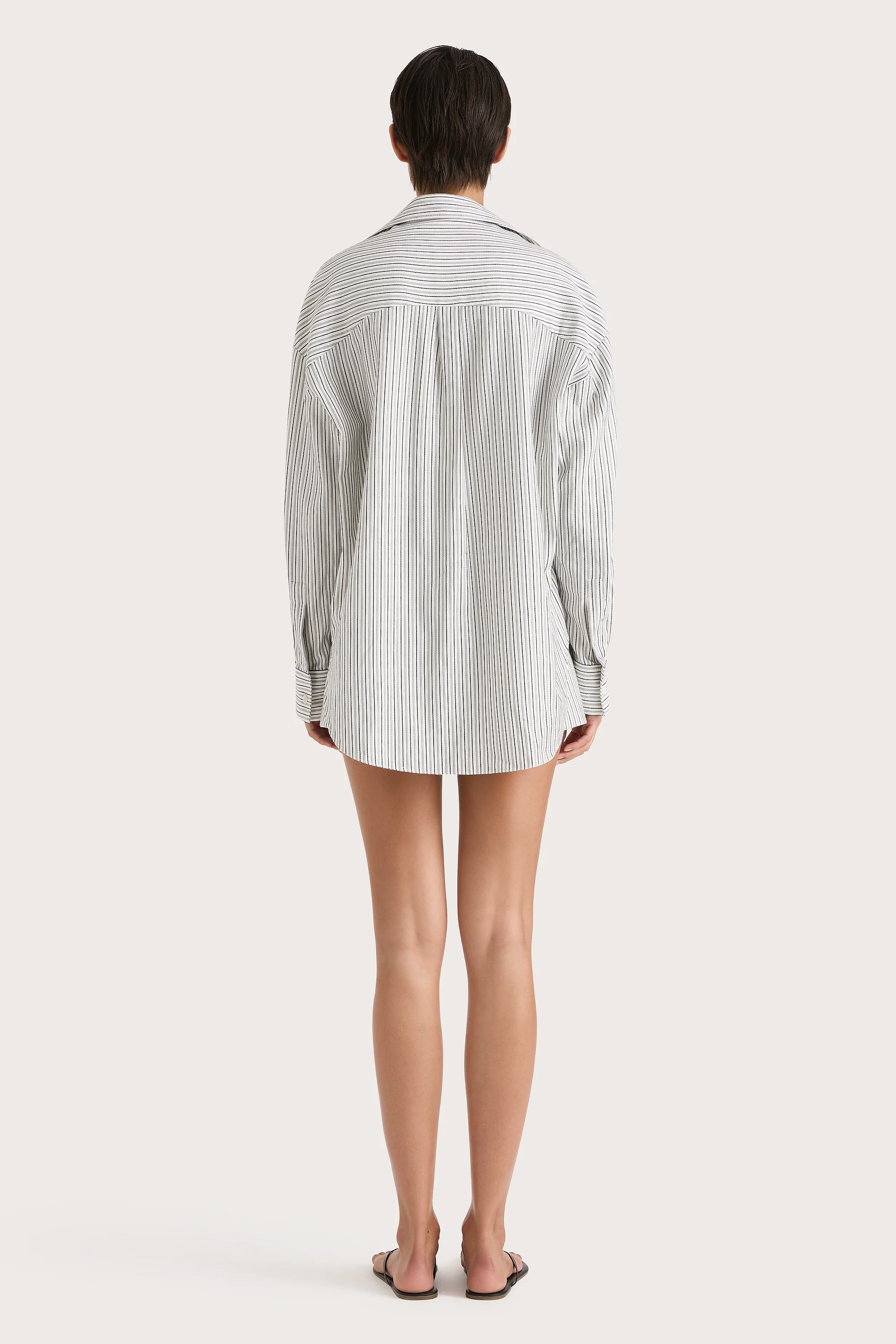 En Vau Shirt Navy Stripe - Final Sale - Image 6