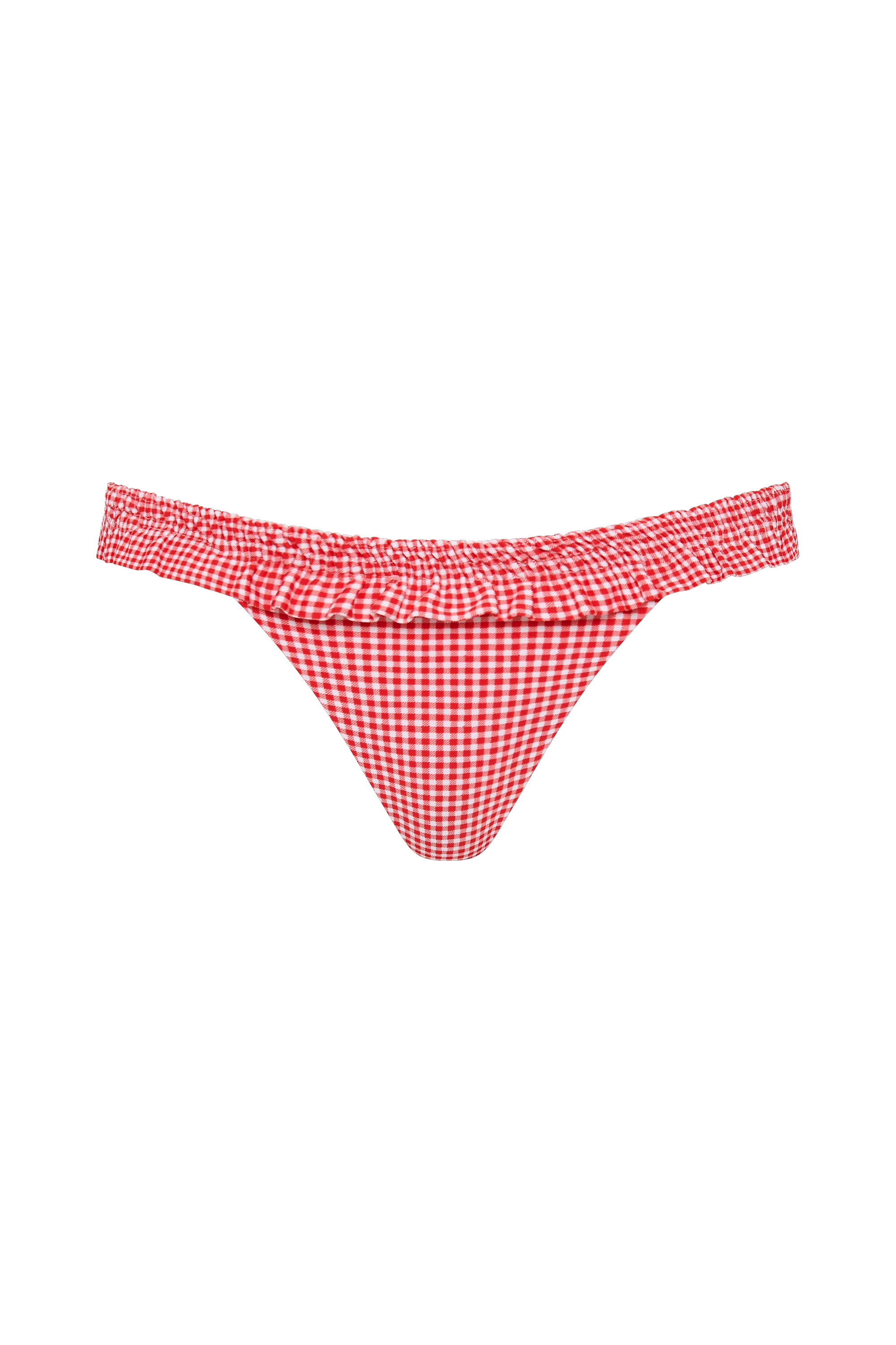 Esterel Bikini Bottom Gingham Red - Final Sale - Image 7
