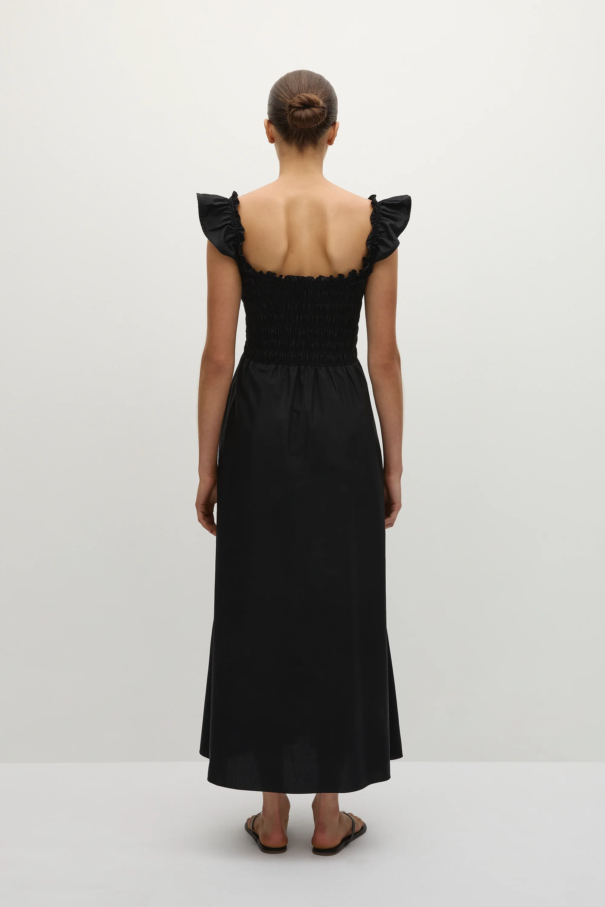 Eudora Midi Dress Black - Final Sale - Image 4