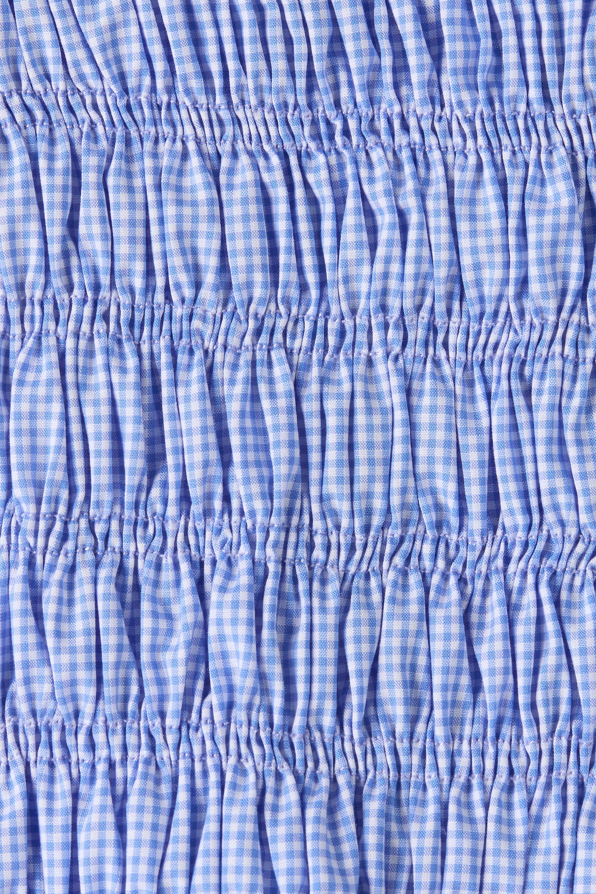 Eudora Top Micro Gingham Soft Blue - Final Sale - Image 5
