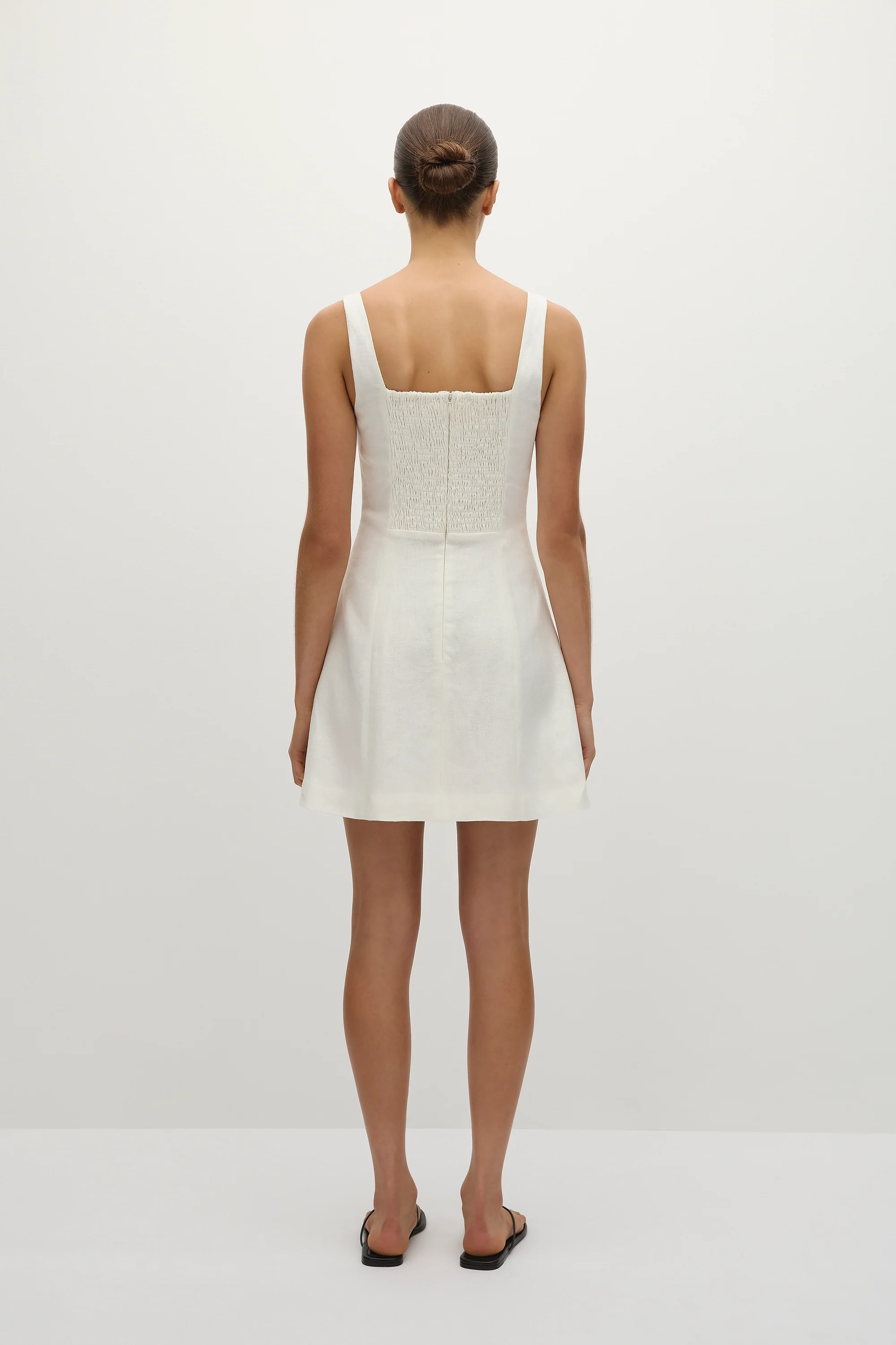 Felice Mini Dress White - Final Sale - Image 4