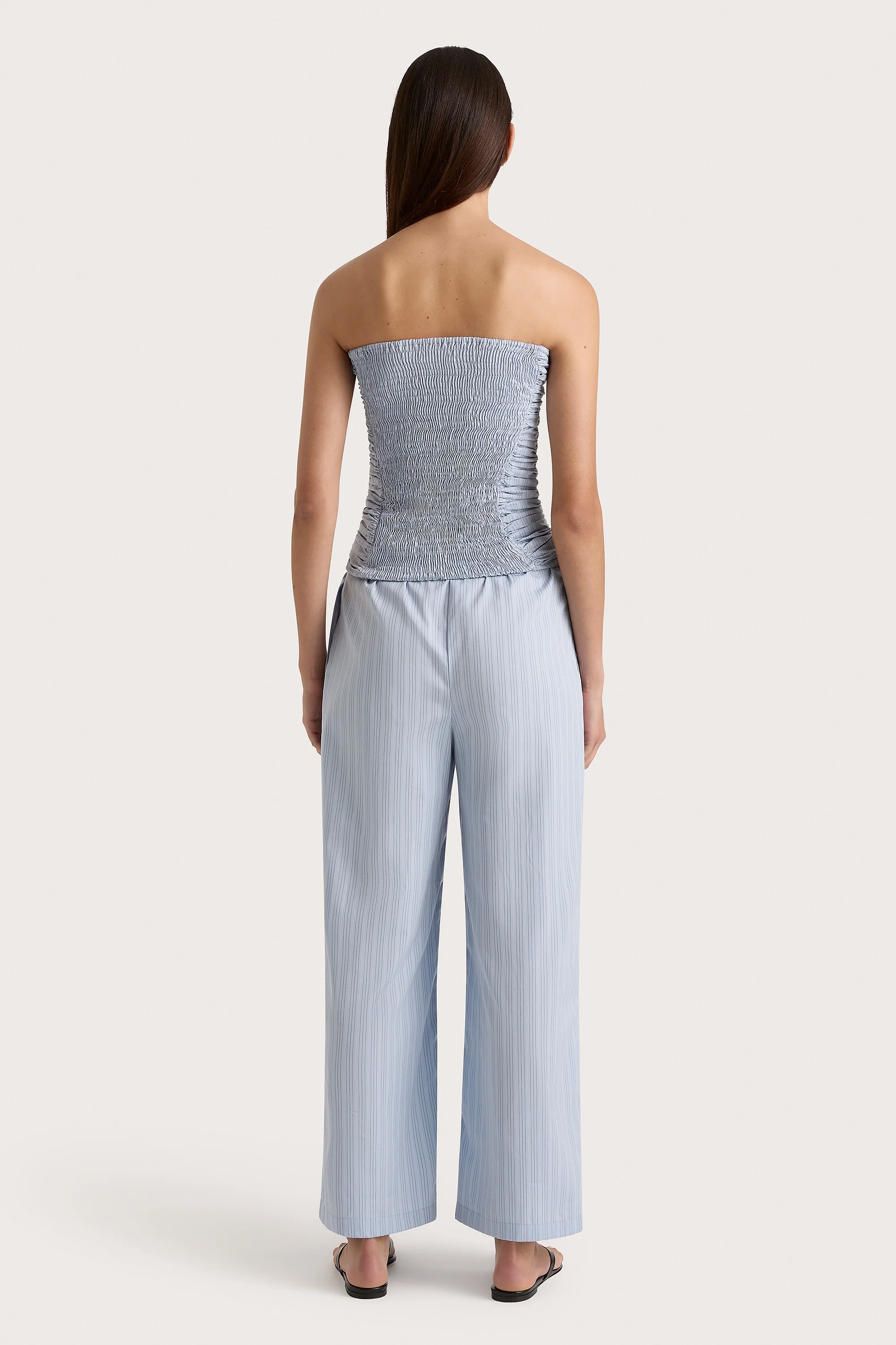 Freja Pant Blue Pinstripe - Final Sale - Image 5