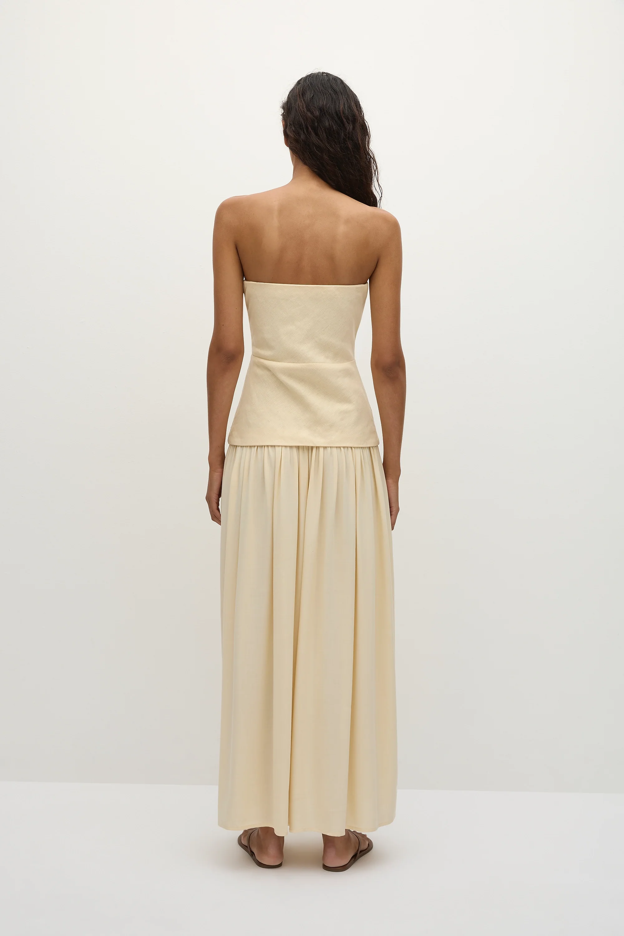 Hedy Maxi Dress Butter - Final Sale - Image 5
