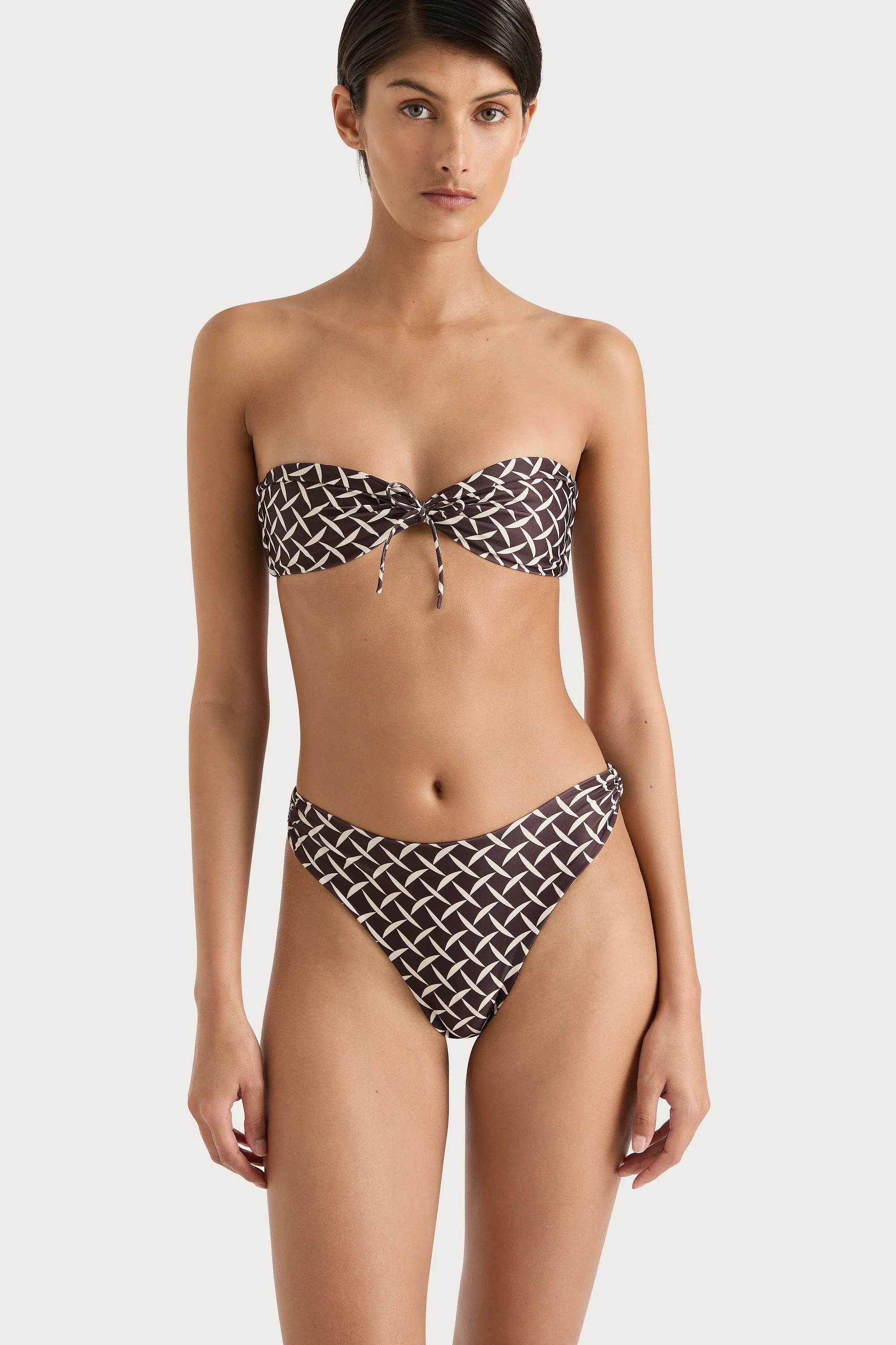 Henni Bikini Bottom Espresso Geo - Final Sale - Image 3