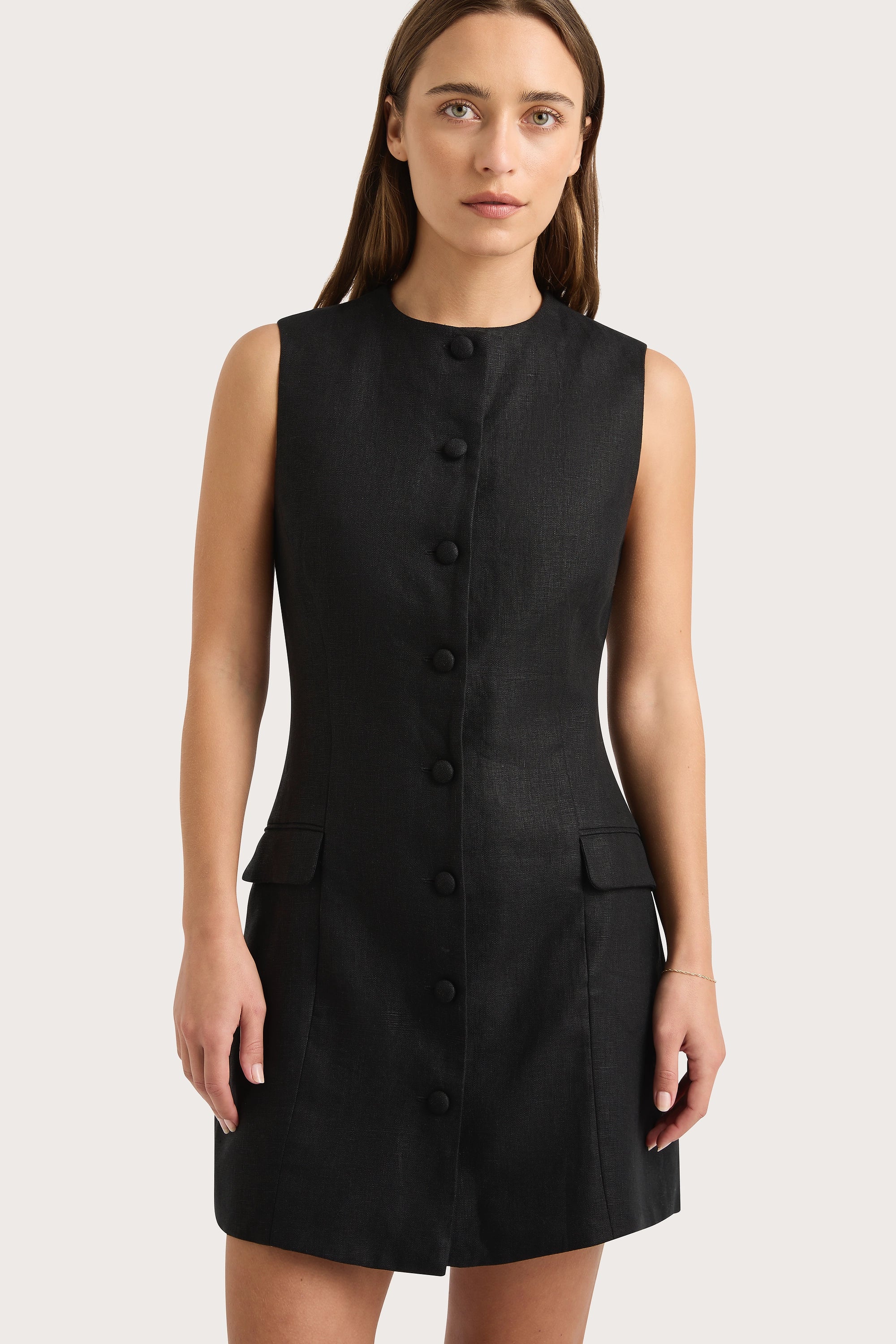 Jane Mini Dress Black - Final Sale - Image 3
