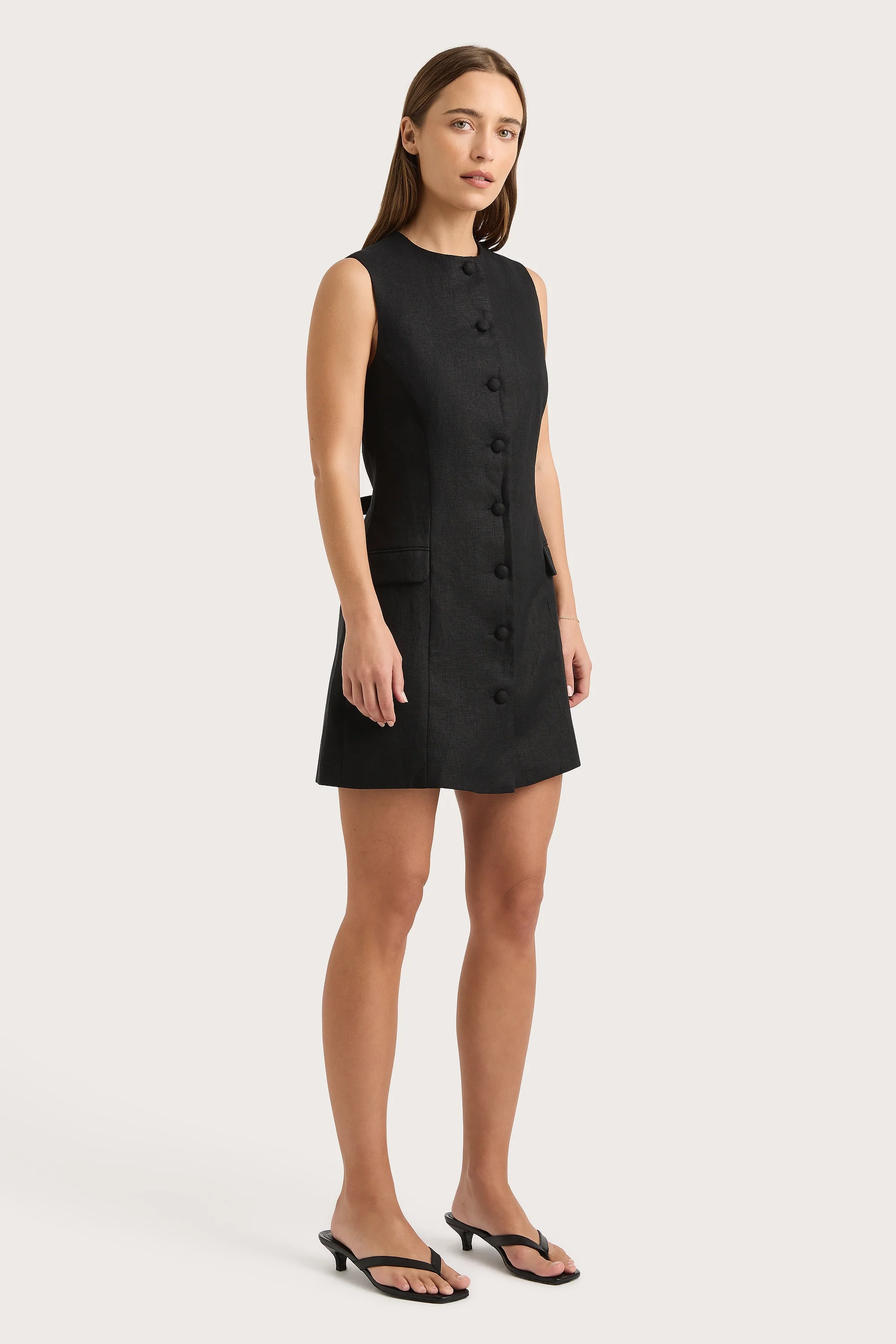 Jane Mini Dress Black - Final Sale - Image 4