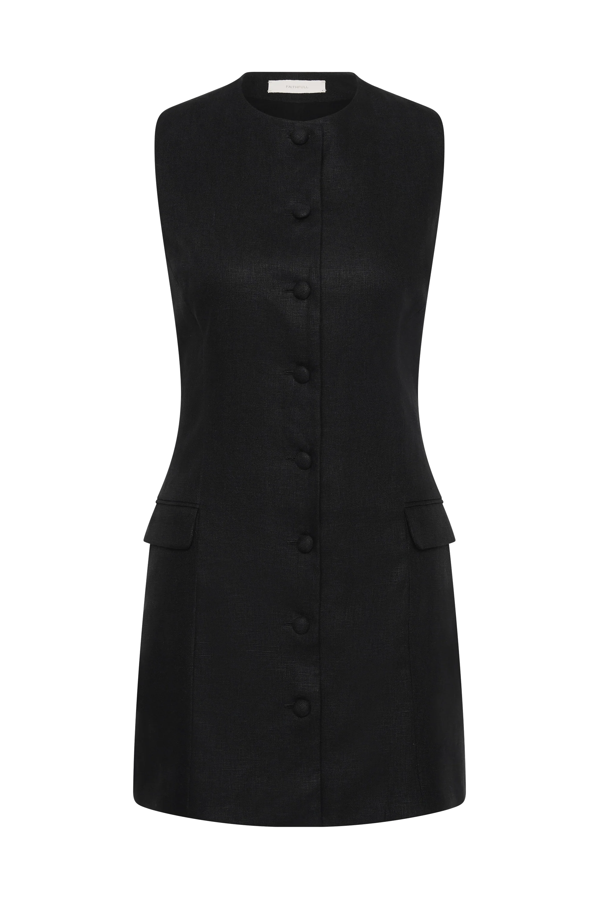 Jane Mini Dress Black - Final Sale - Image 7
