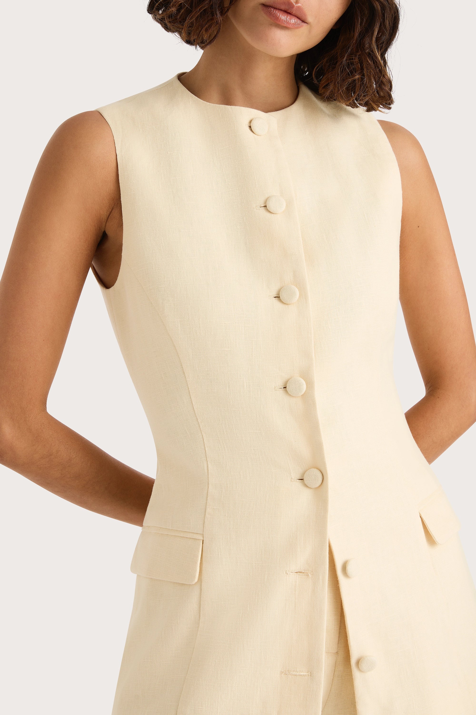 Jane Vest Butter - Final Sale - Image 7