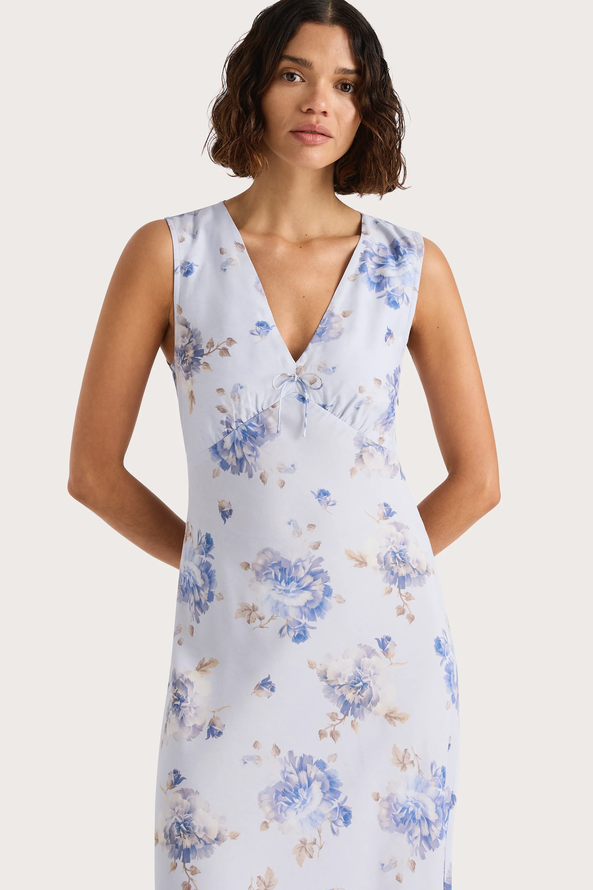 Josephine Maxi Dress Leona Floral Lilac - Final Sale - Image 3