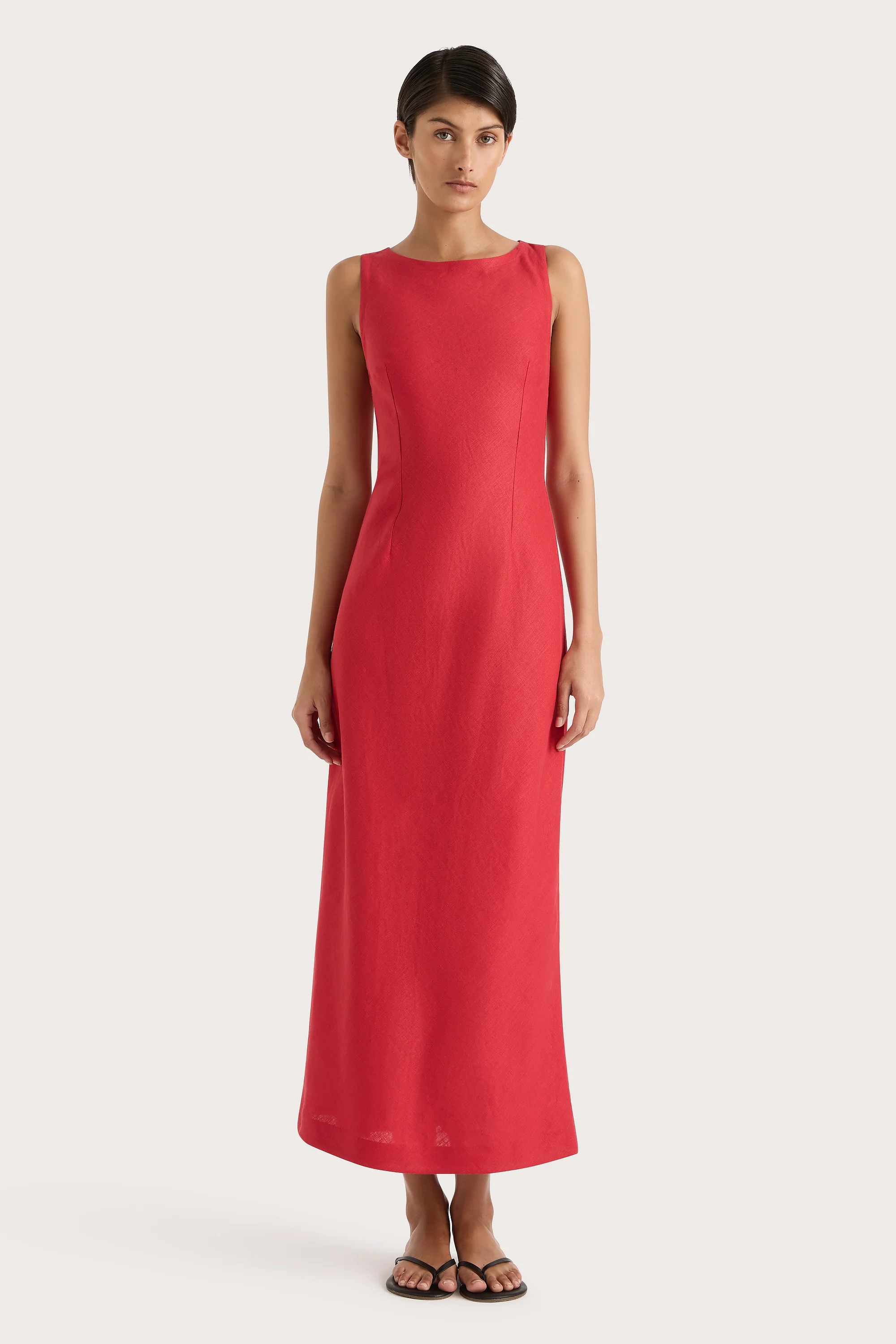 Lydie Maxi Dress Red - Final Sale - Image 3