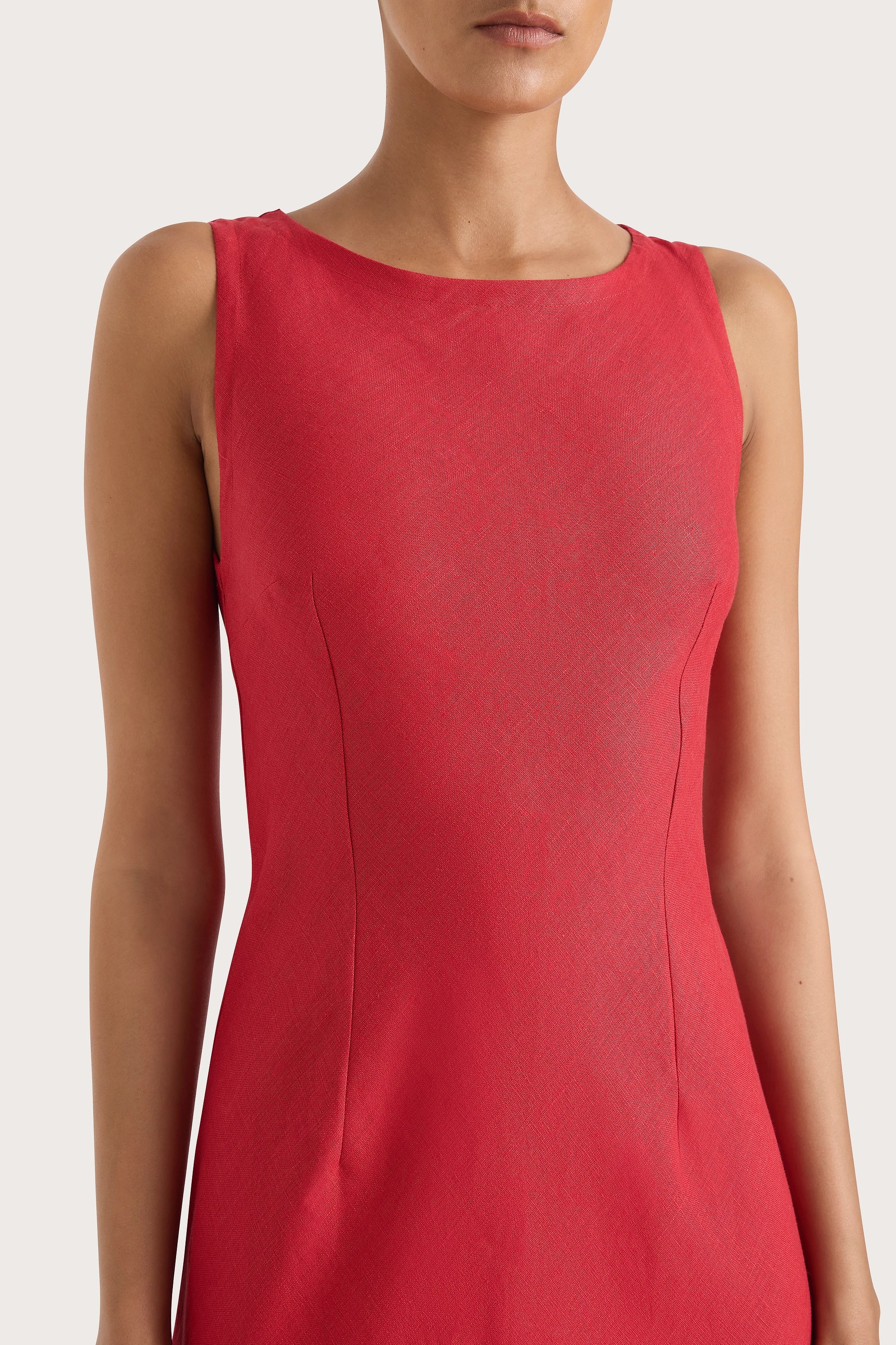 Lydie Maxi Dress Red - Final Sale - Image 4