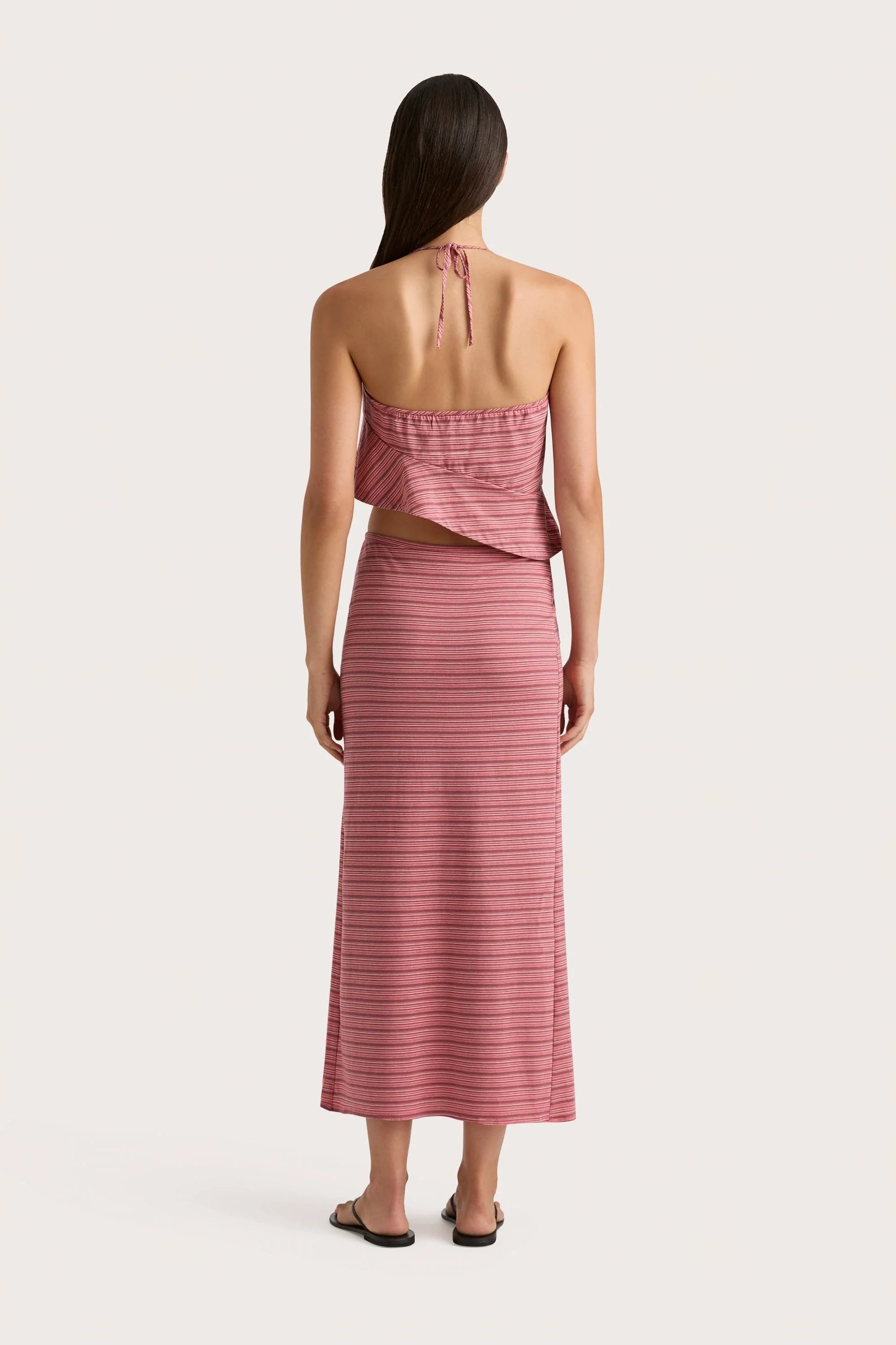 Maceio Top Vermillion Stripe - Final Sale - Image 4