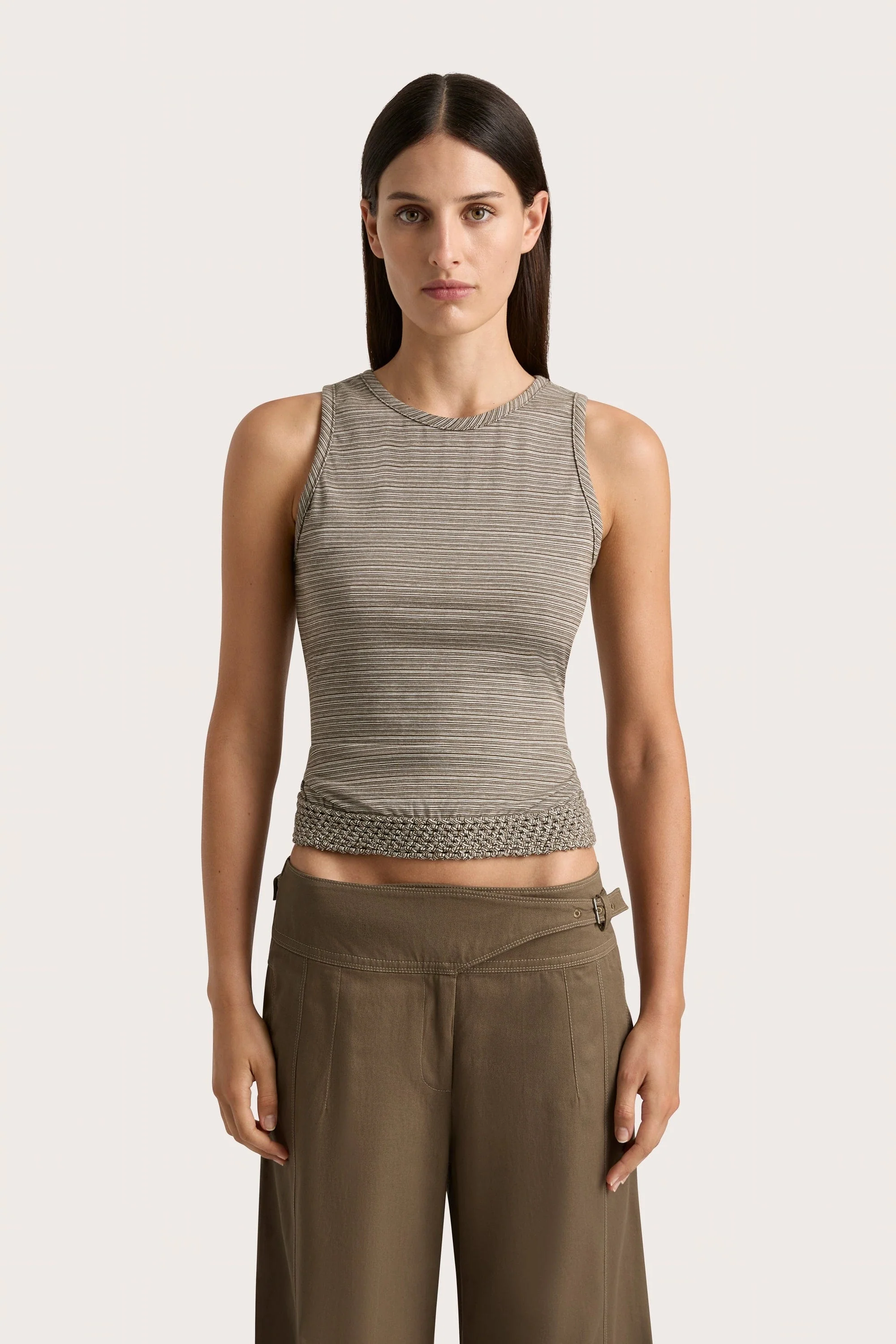 Maceio Top Walnut Stripe - Final Sale - Image 3