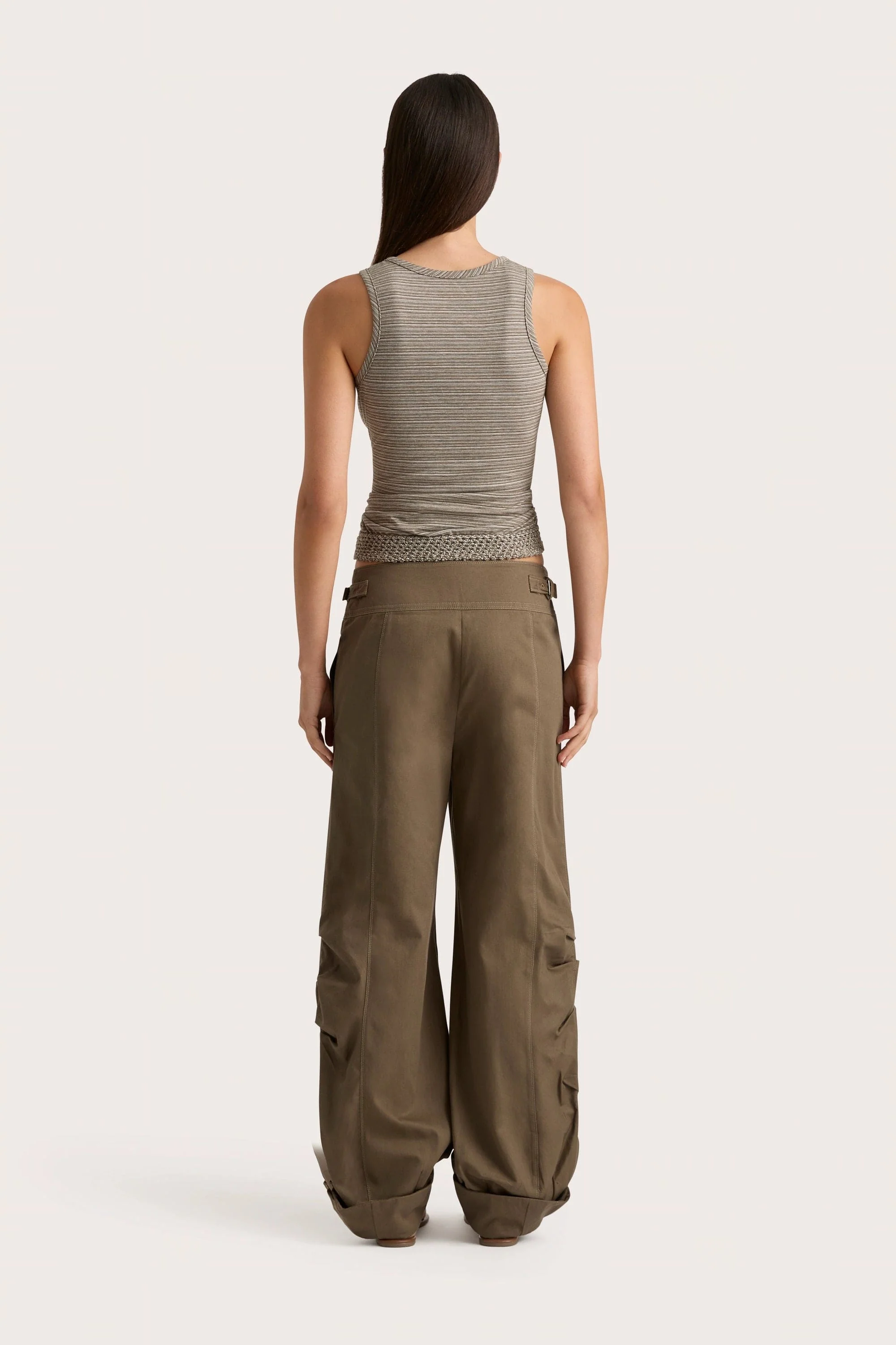 Maceio Top Walnut Stripe - Final Sale - Image 4