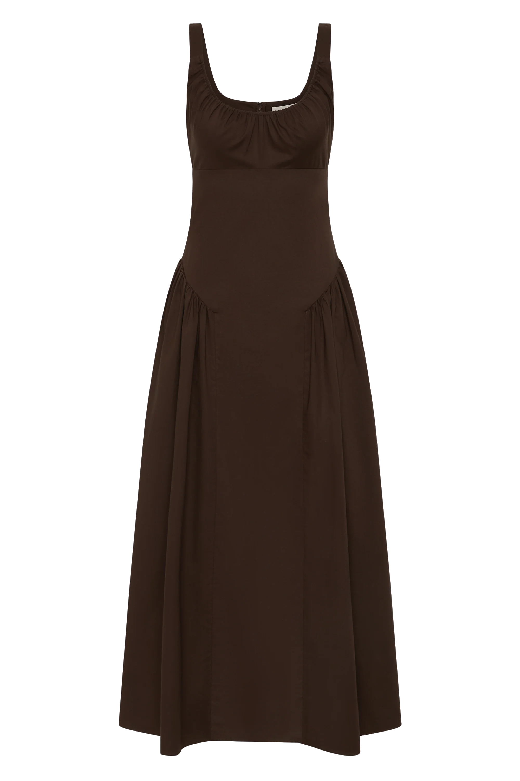 Marcella Midi Dress Espresso - Image 6