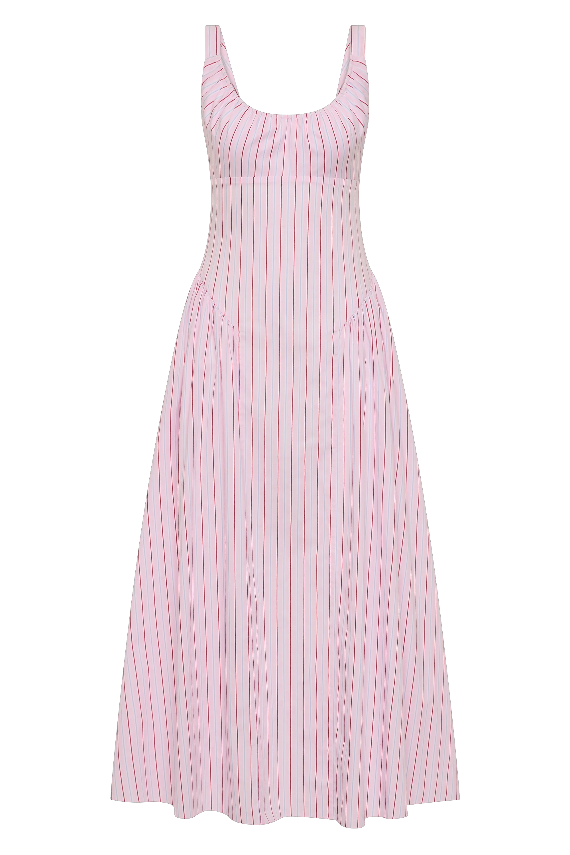 Marcella Midi Dress Fiori Stripe Palazzo - Image 7