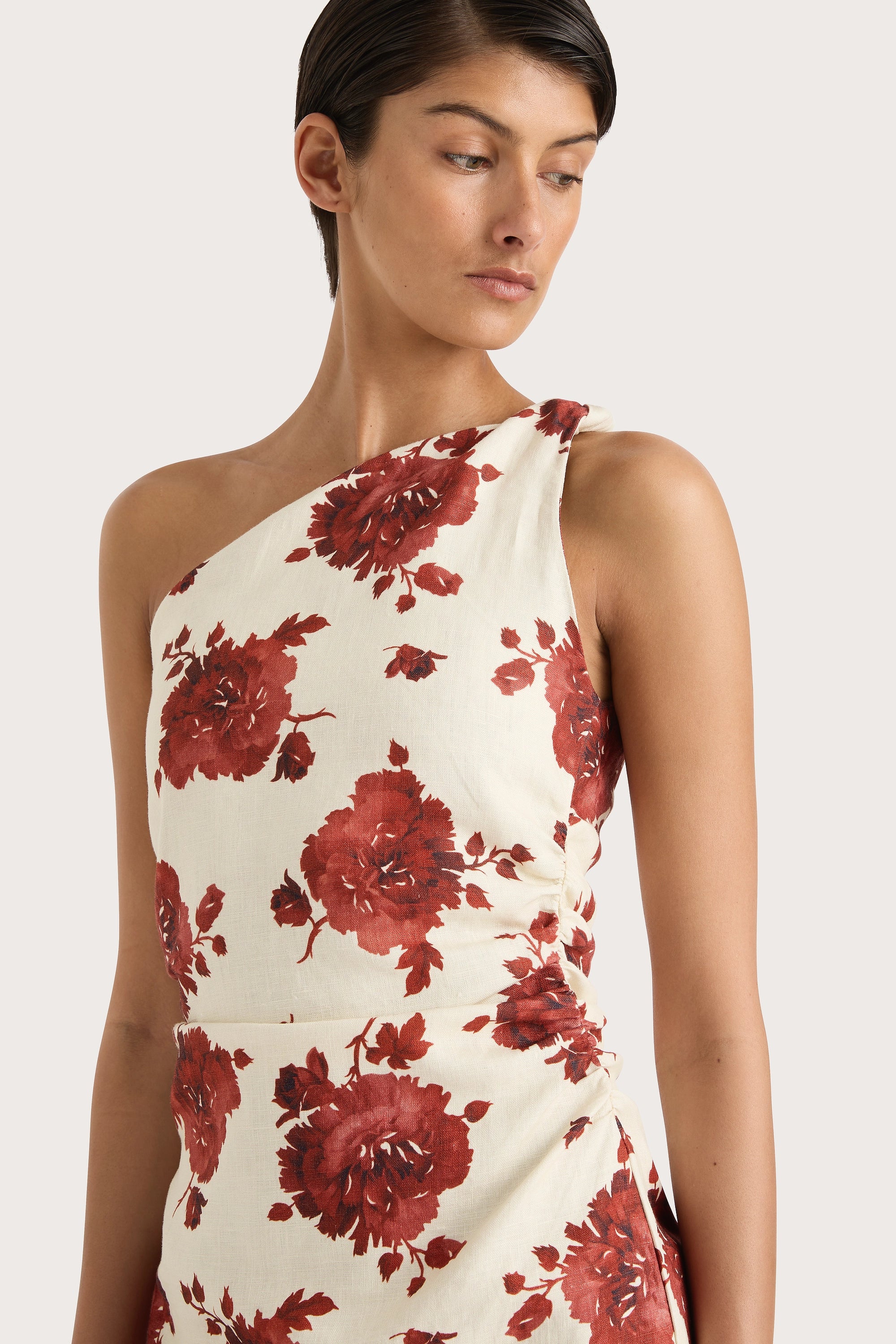 Marga Mini Dress Cecile Floral Garnet - Final Sale - Image 3