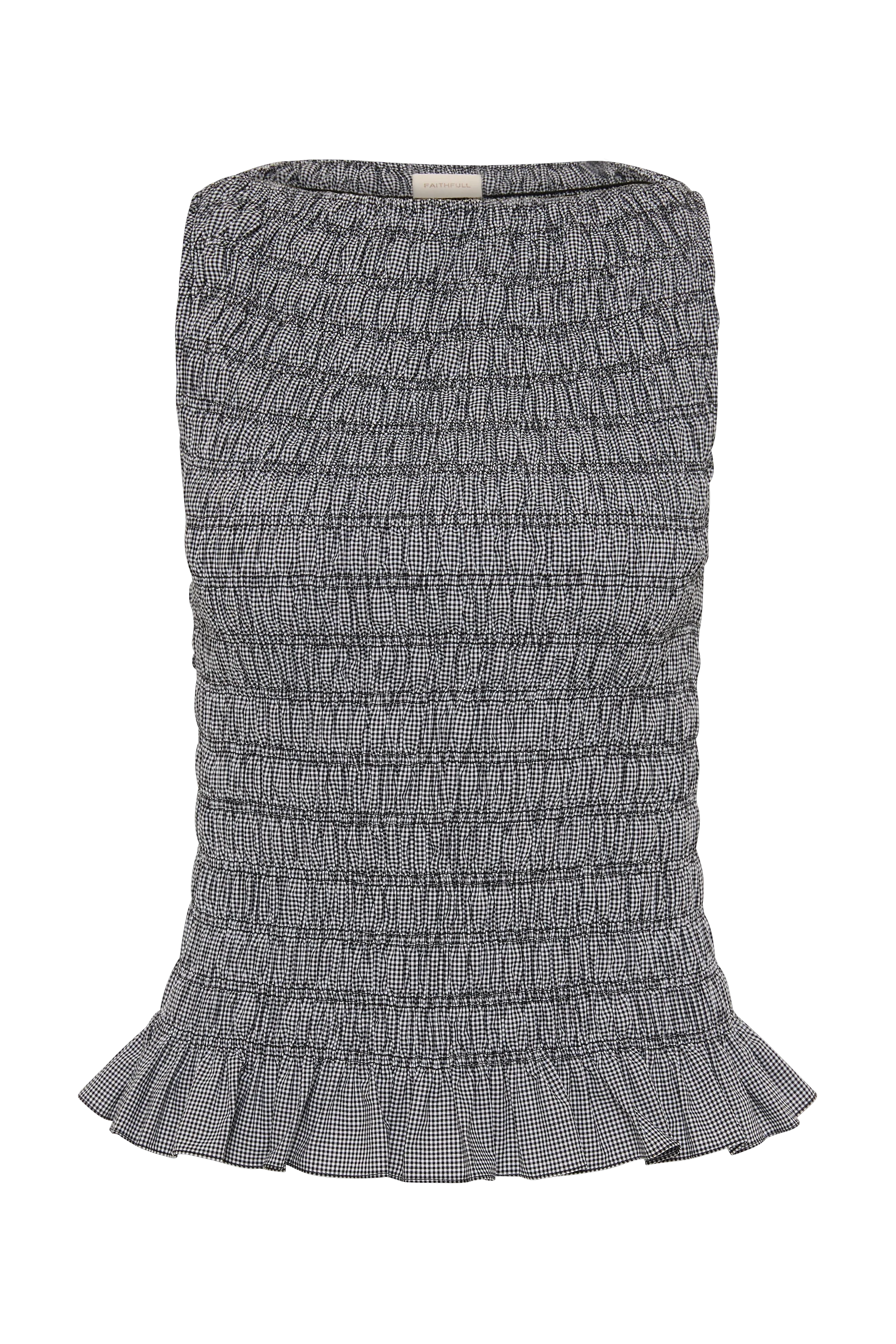 Margot Top Gingham Black - Final Sale - Image 7