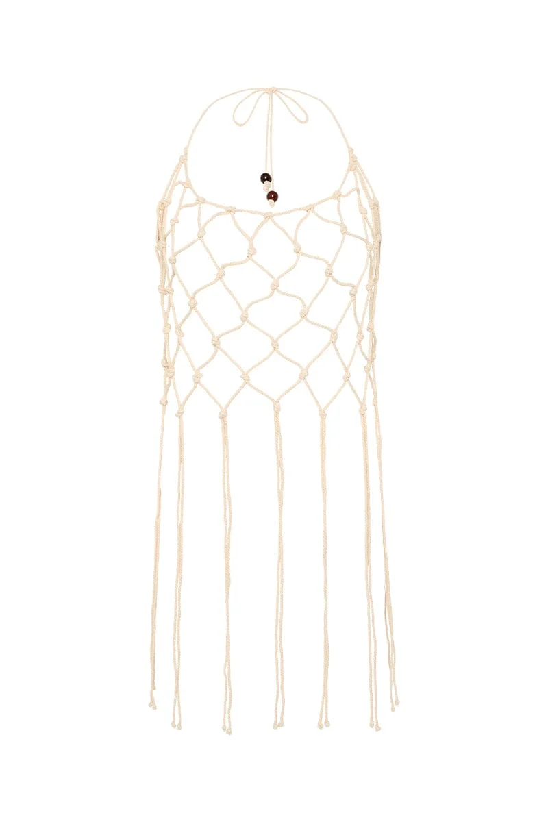 Nelas Macrame Top Off-White - Final Sale - Image 11