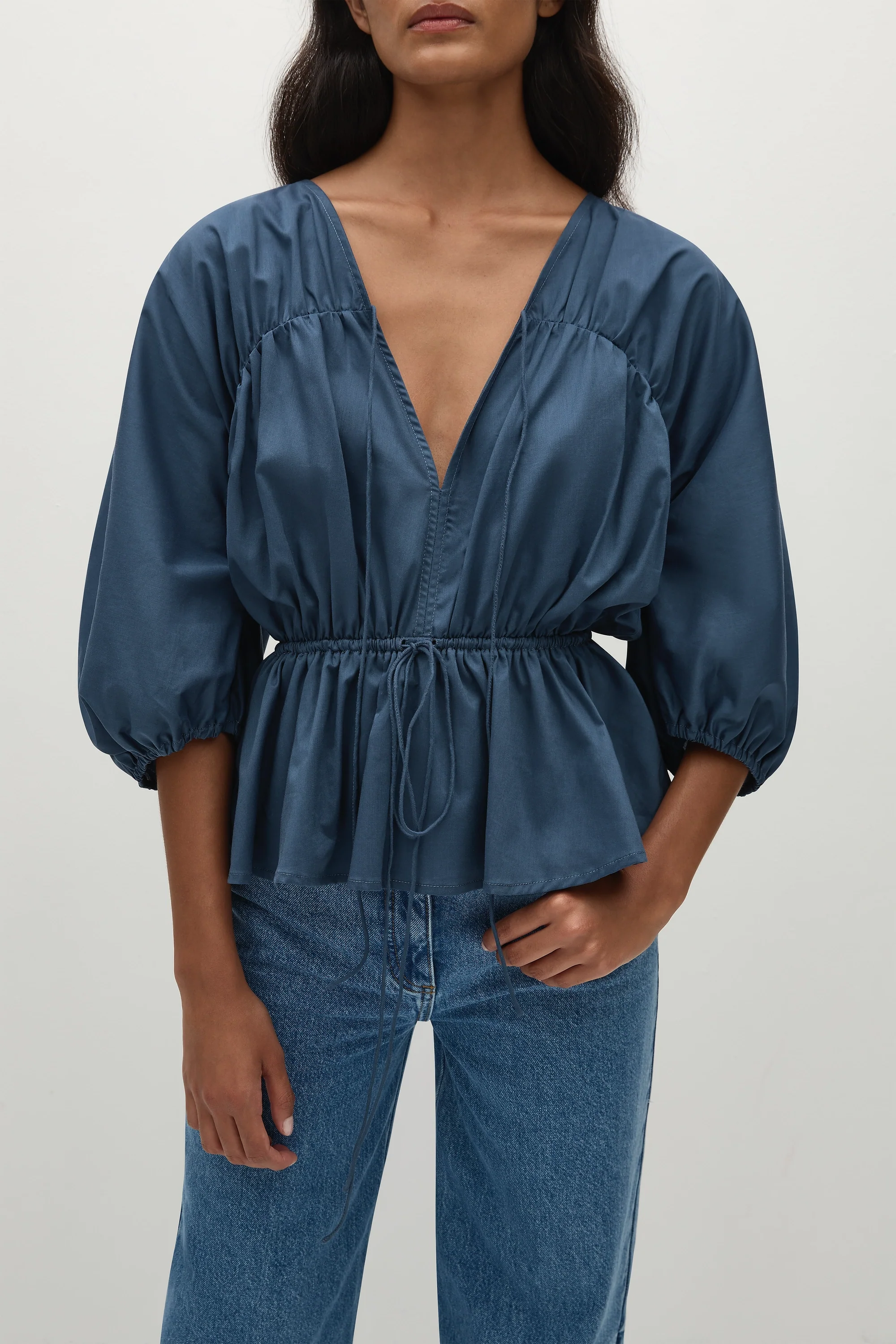 Sigrid Top Vintage Navy - Final Sale - Image 3
