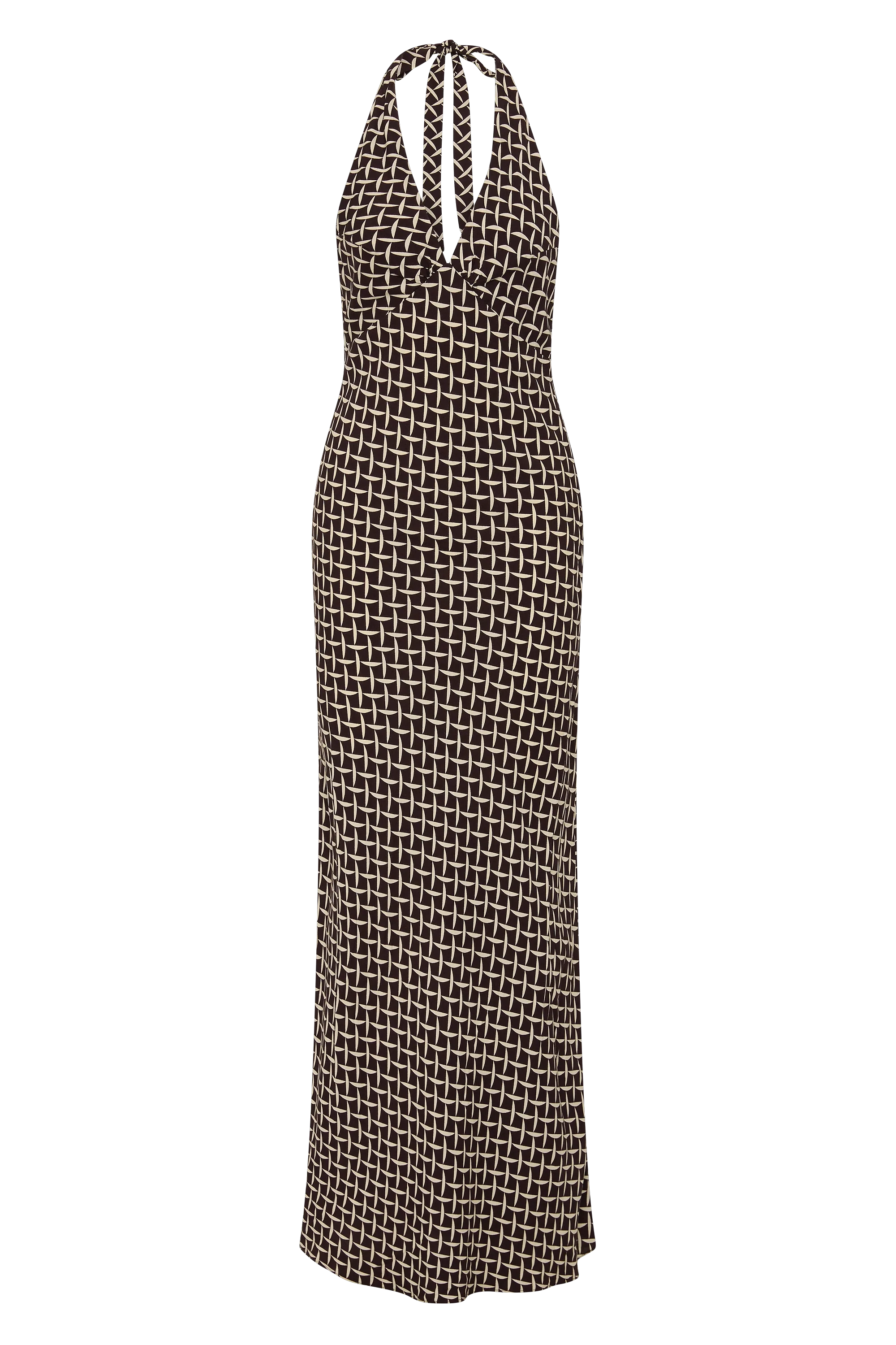 Soame Maxi Dress Espresso Geo - Final Sale - Image 7