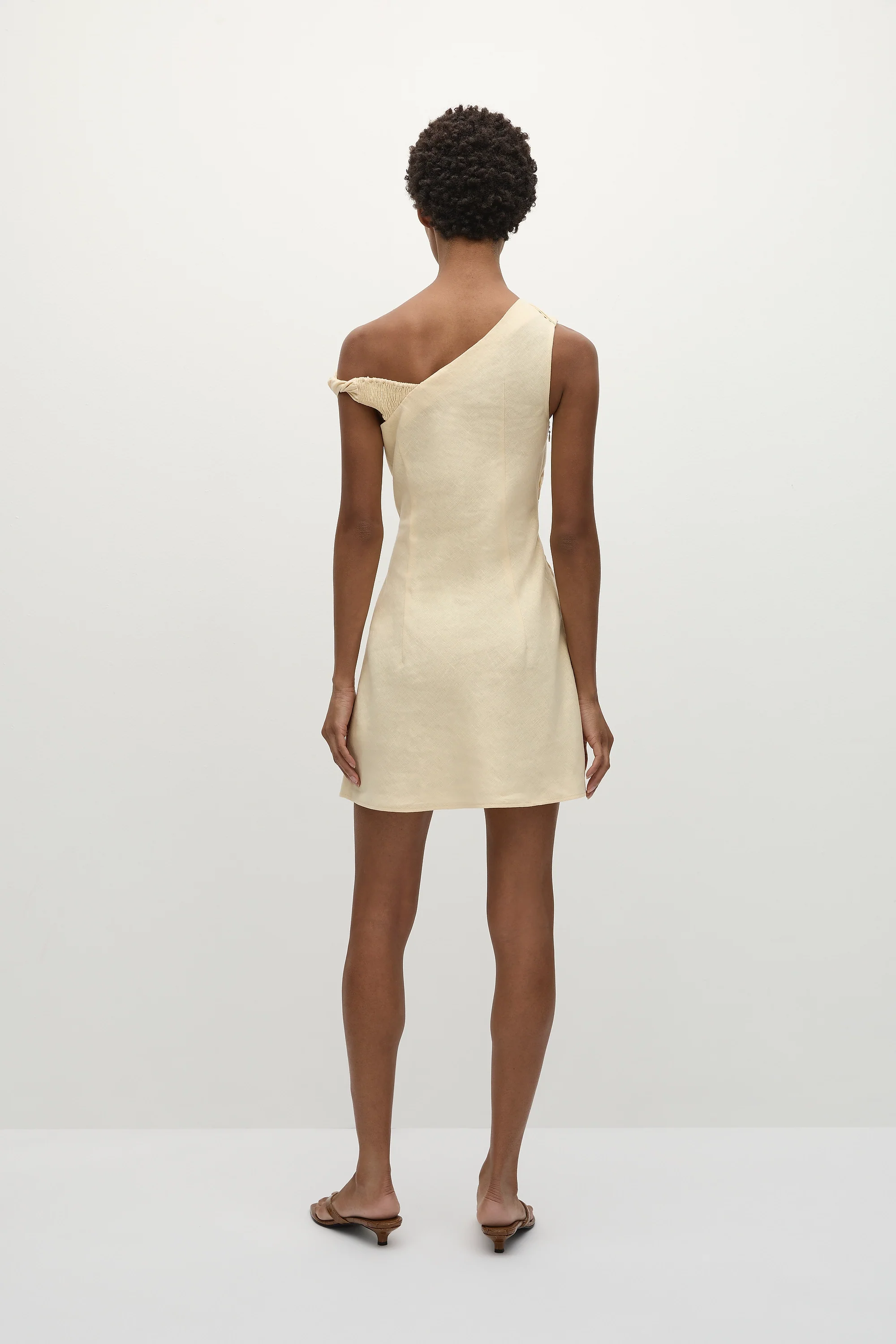 Suis Mini Dress Butter - Final Sale - Image 4