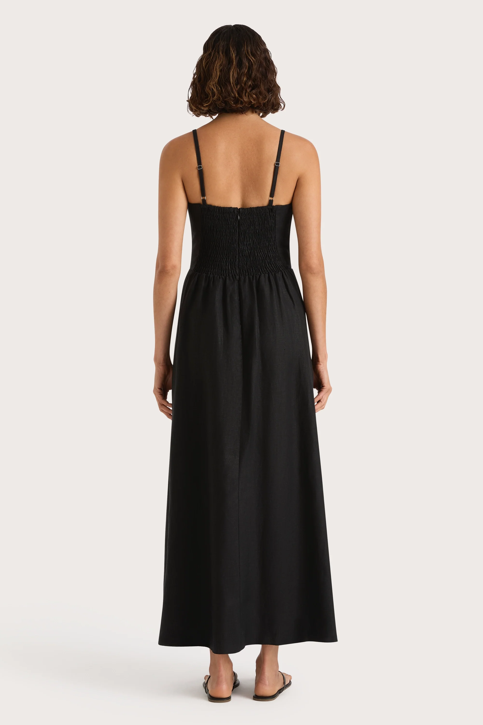Valerie Midi Dress Black - Final Sale - Image 5