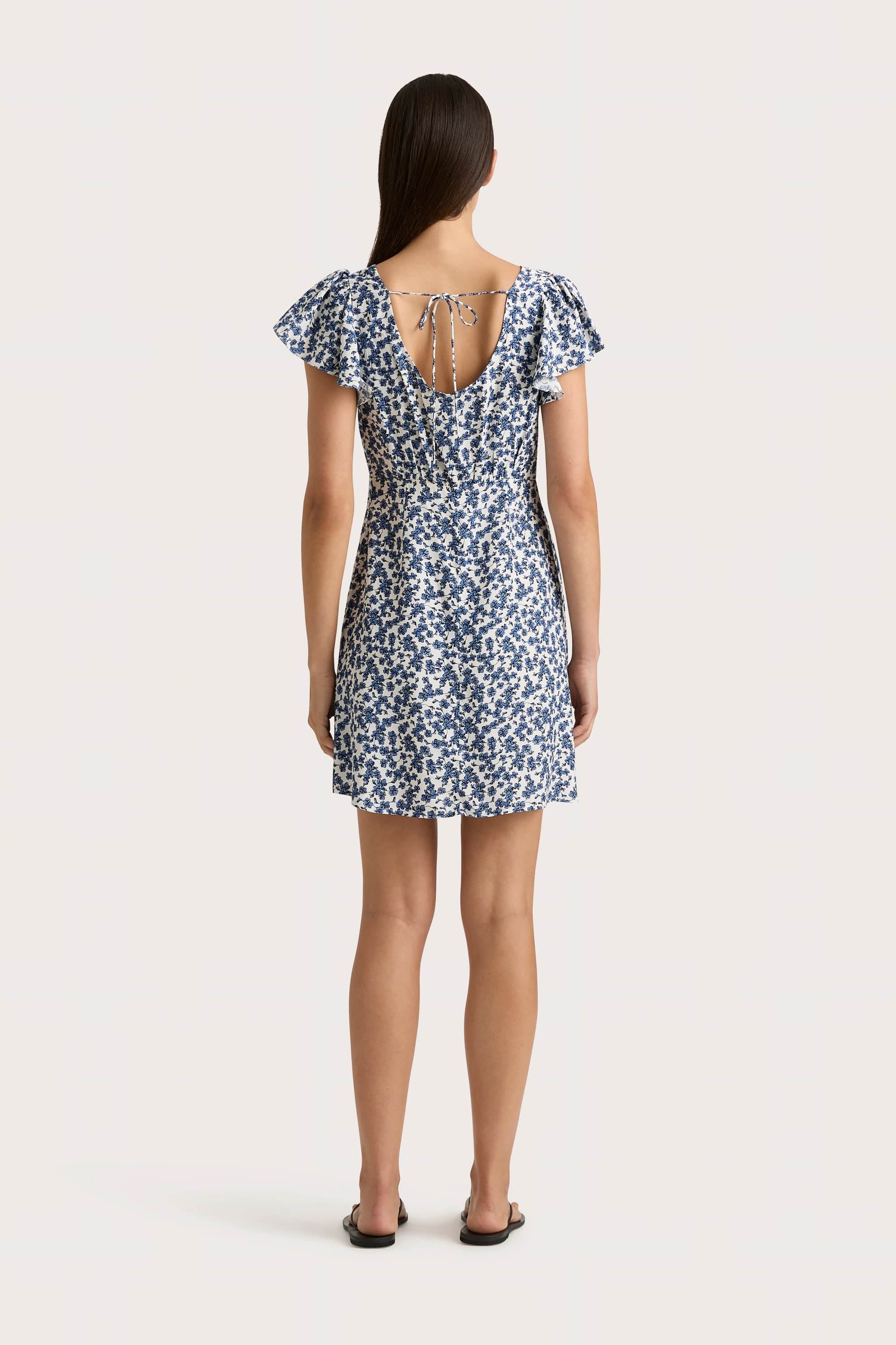 Valras Mini Dress Leilani Mid Blue - Final Sale - Image 4
