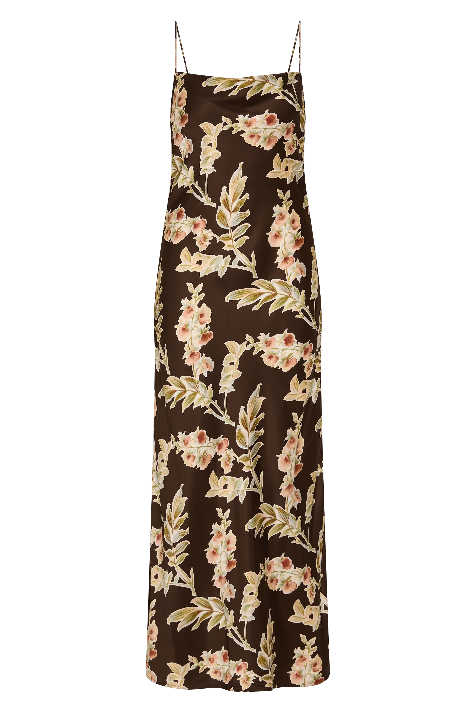 Yolaine Midi Dress Jardin Floral Chocolate - Final Sale - Image 8